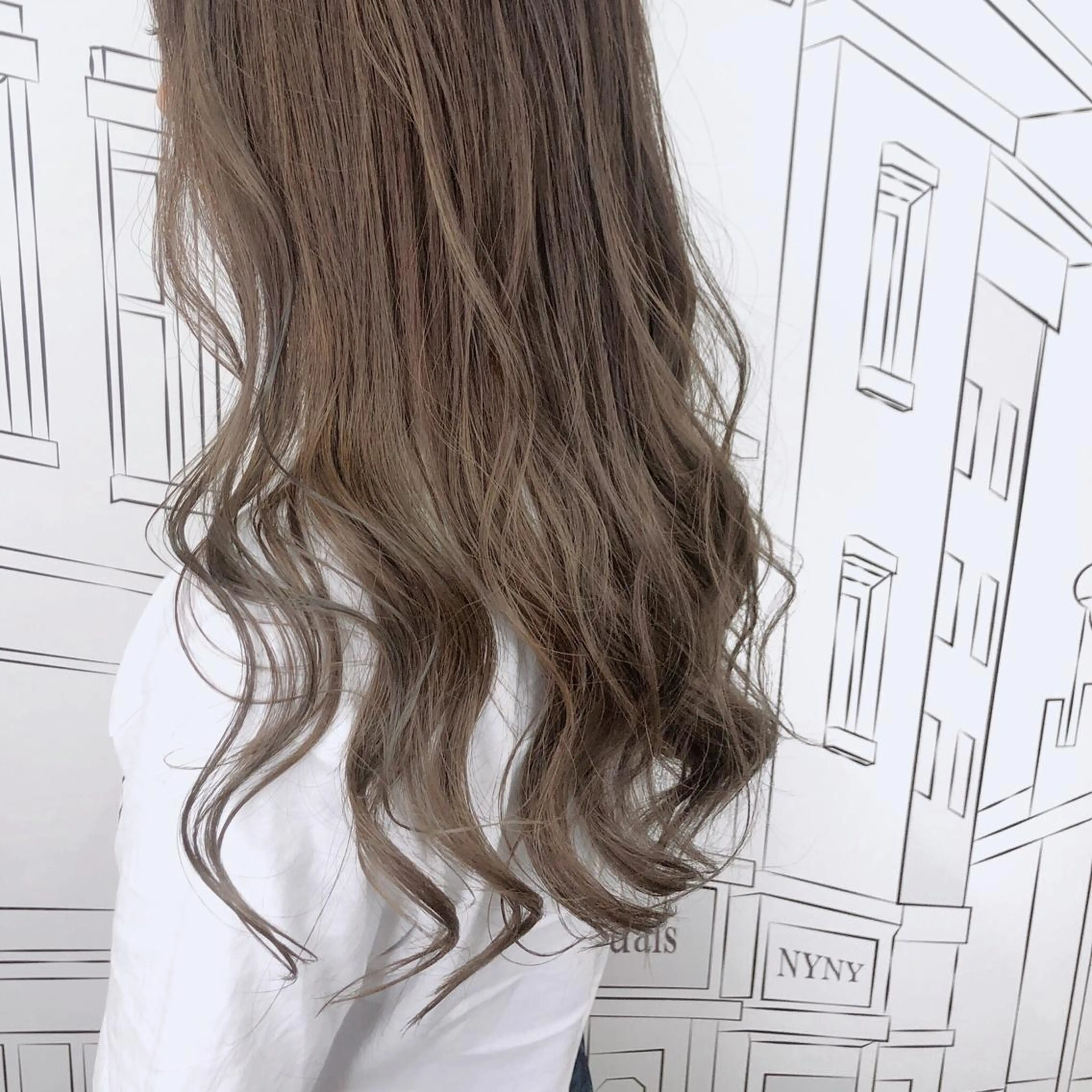 セミロング カラー TOMOKA 艶髪/透明感カラーのヘアスタイル