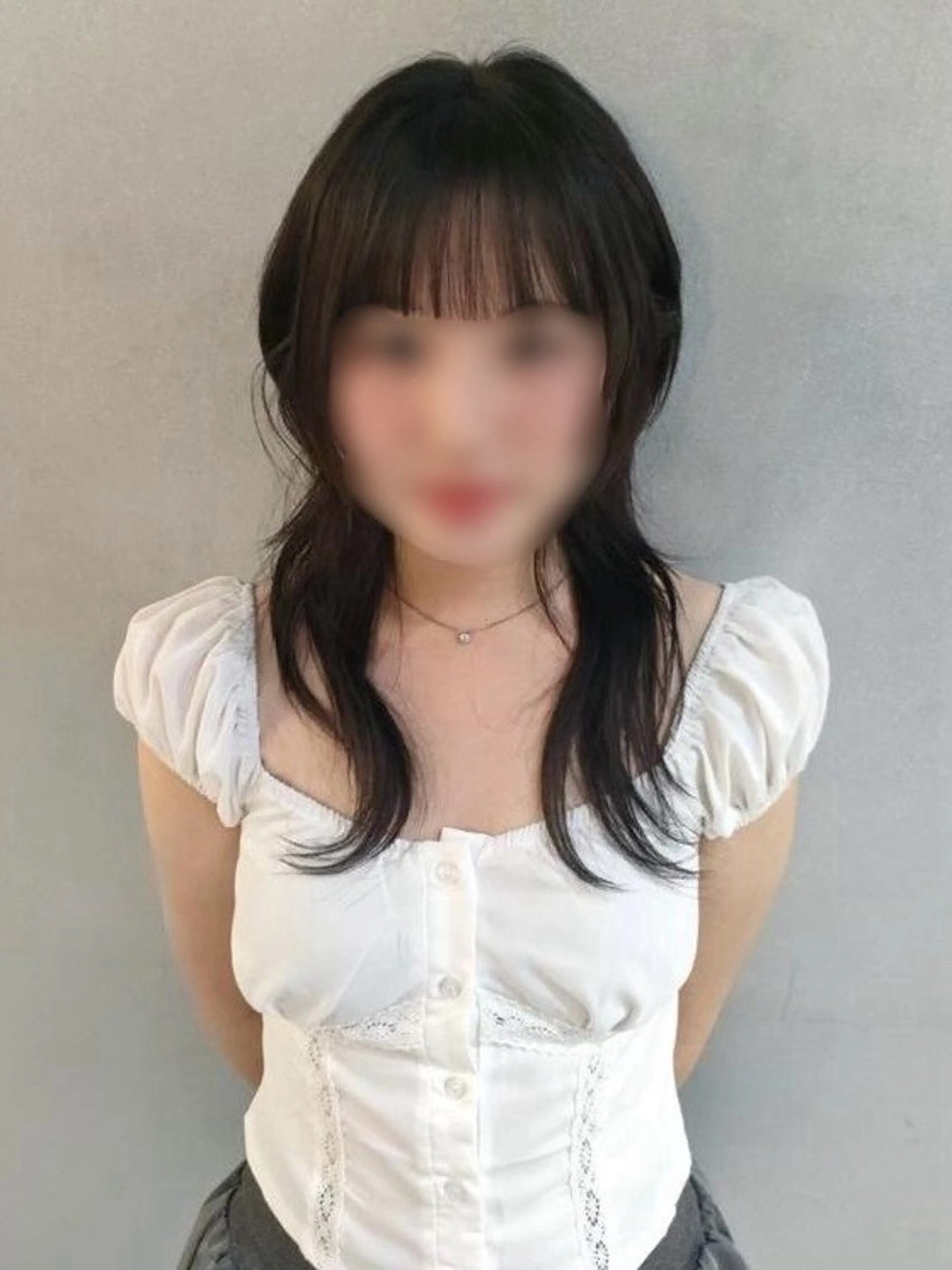 ロング レイヤーカット カット 韓国リアルハッシュ レイヤーカットのヘアスタイル