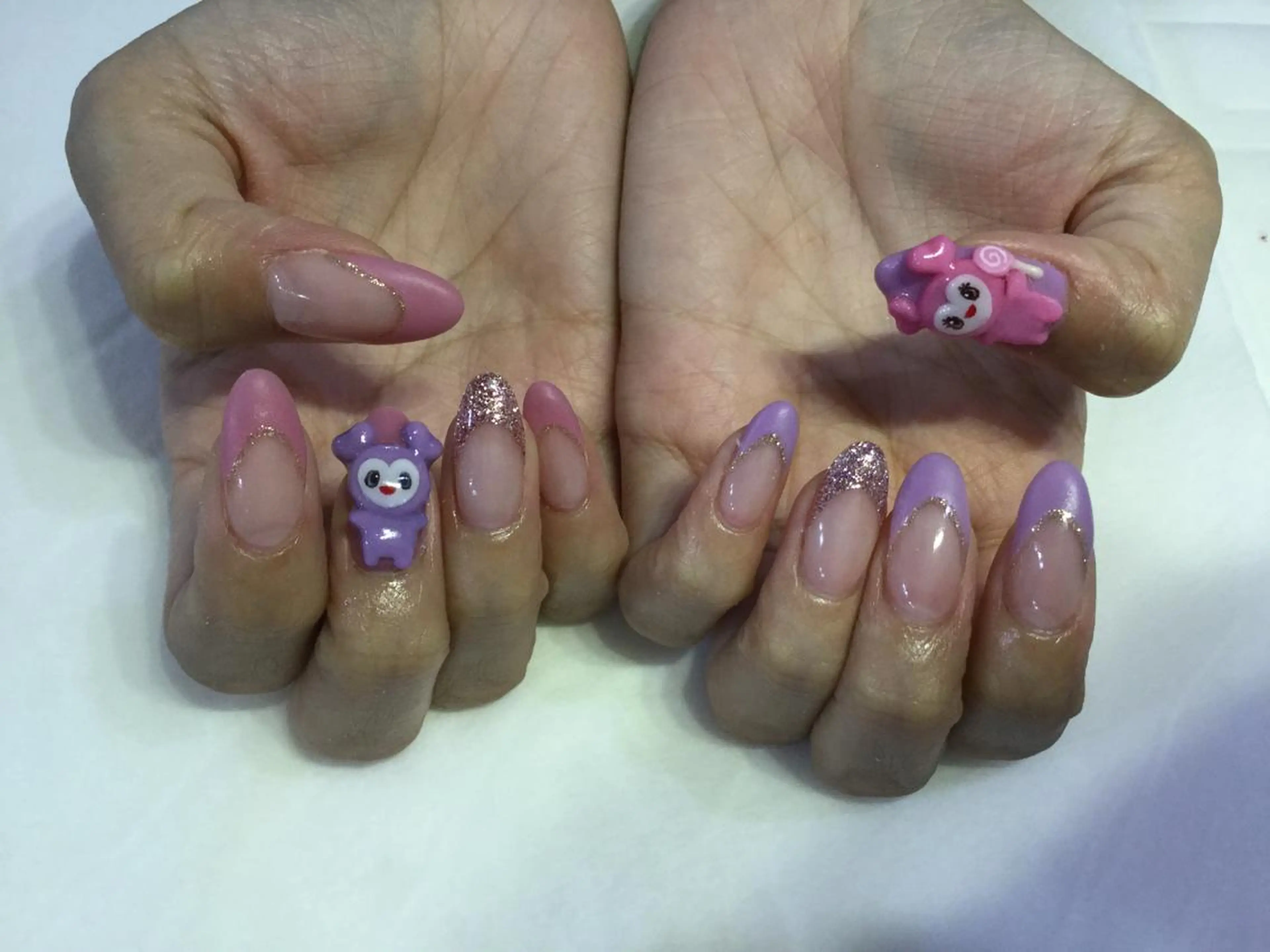 ネイル 💎🐰 saki. m 🐰💎のネイルデザイン