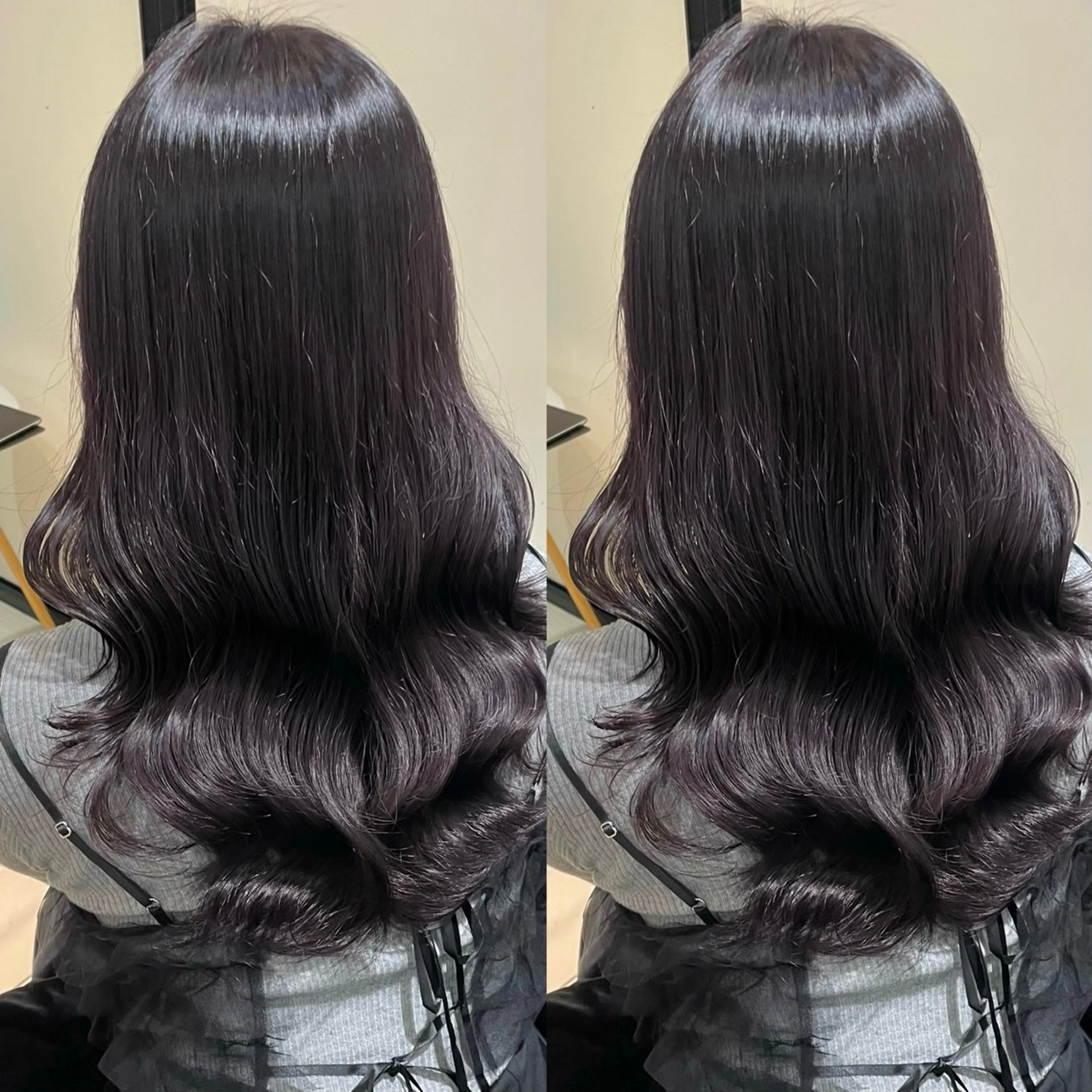 ロング カラー カット ヘアカラー トリートメント ブリーチなしカラー kana🐱のヘアスタイル