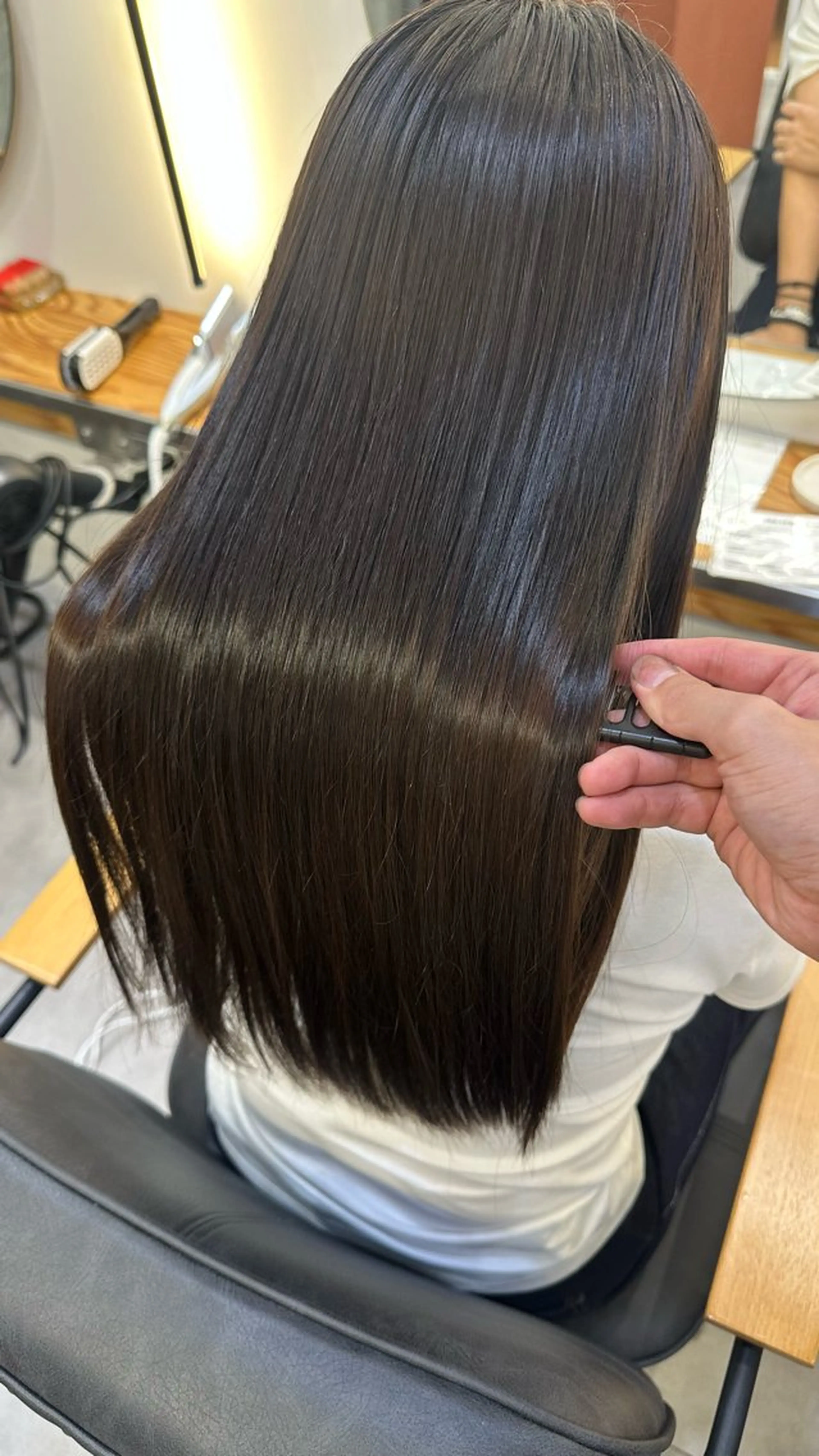ミディアム 縮毛矯正 リキ/髪質改善 /縮毛矯正🫧のヘアスタイル