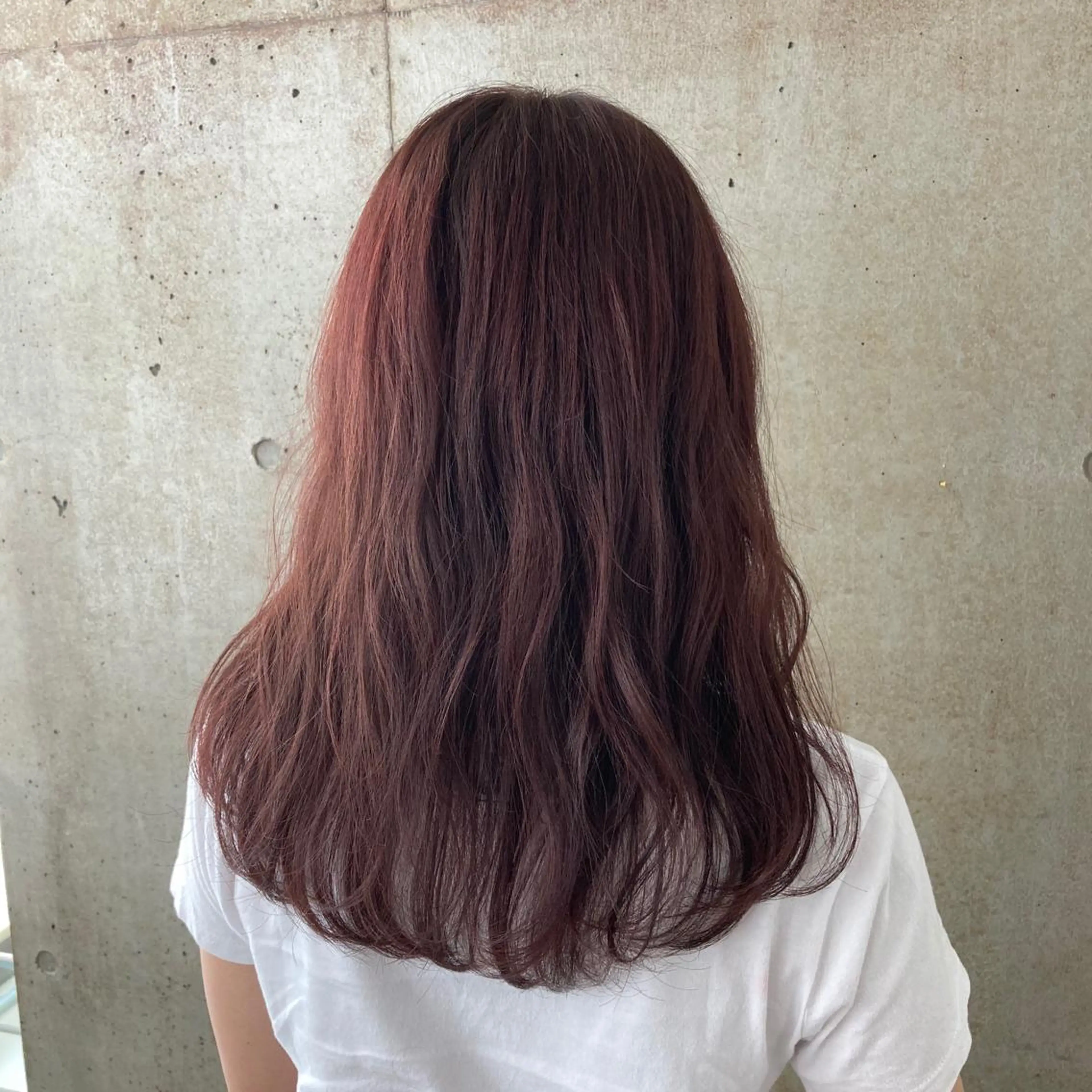 セミロング カラー 一ノ瀬 蘭のヘアスタイル