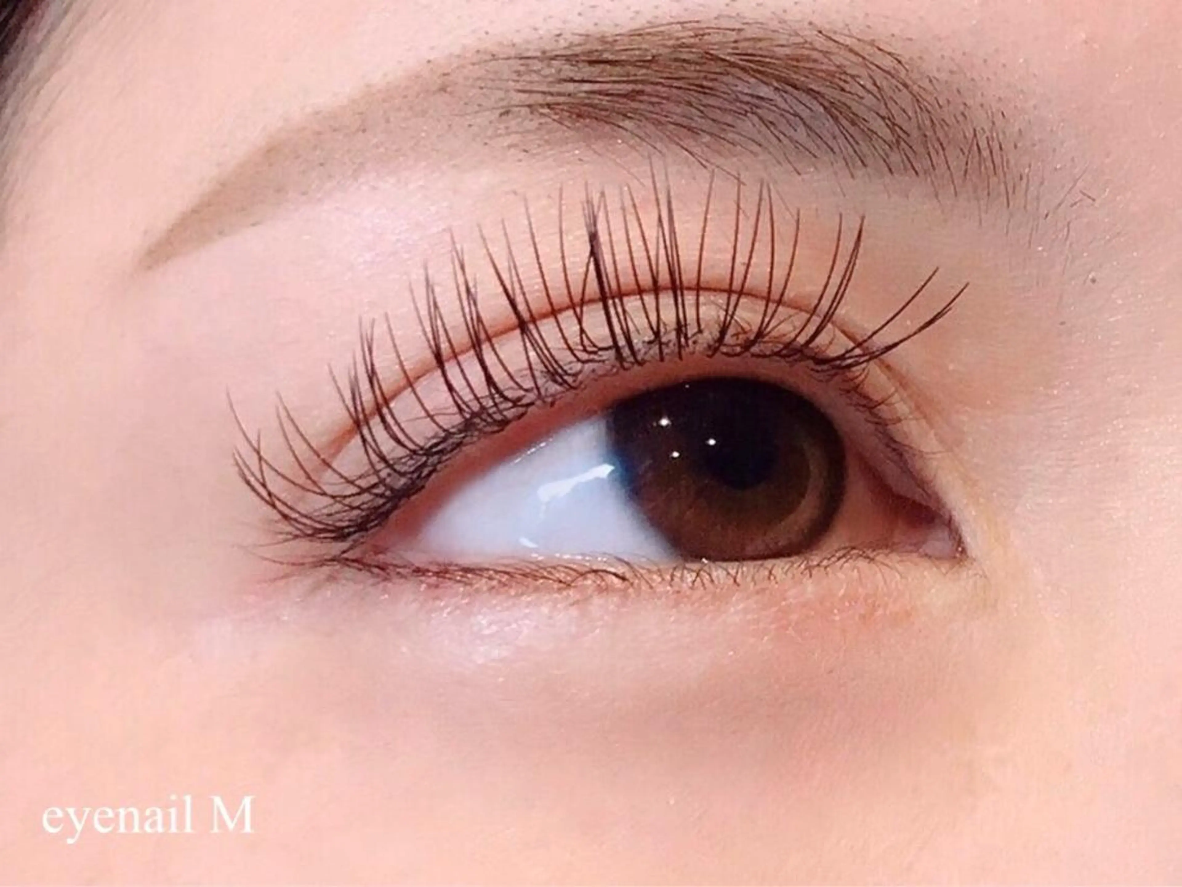 マツエク・マツパ フラットラッシュ eyenail m🌿4月限定のマツエク・マツパデザイン