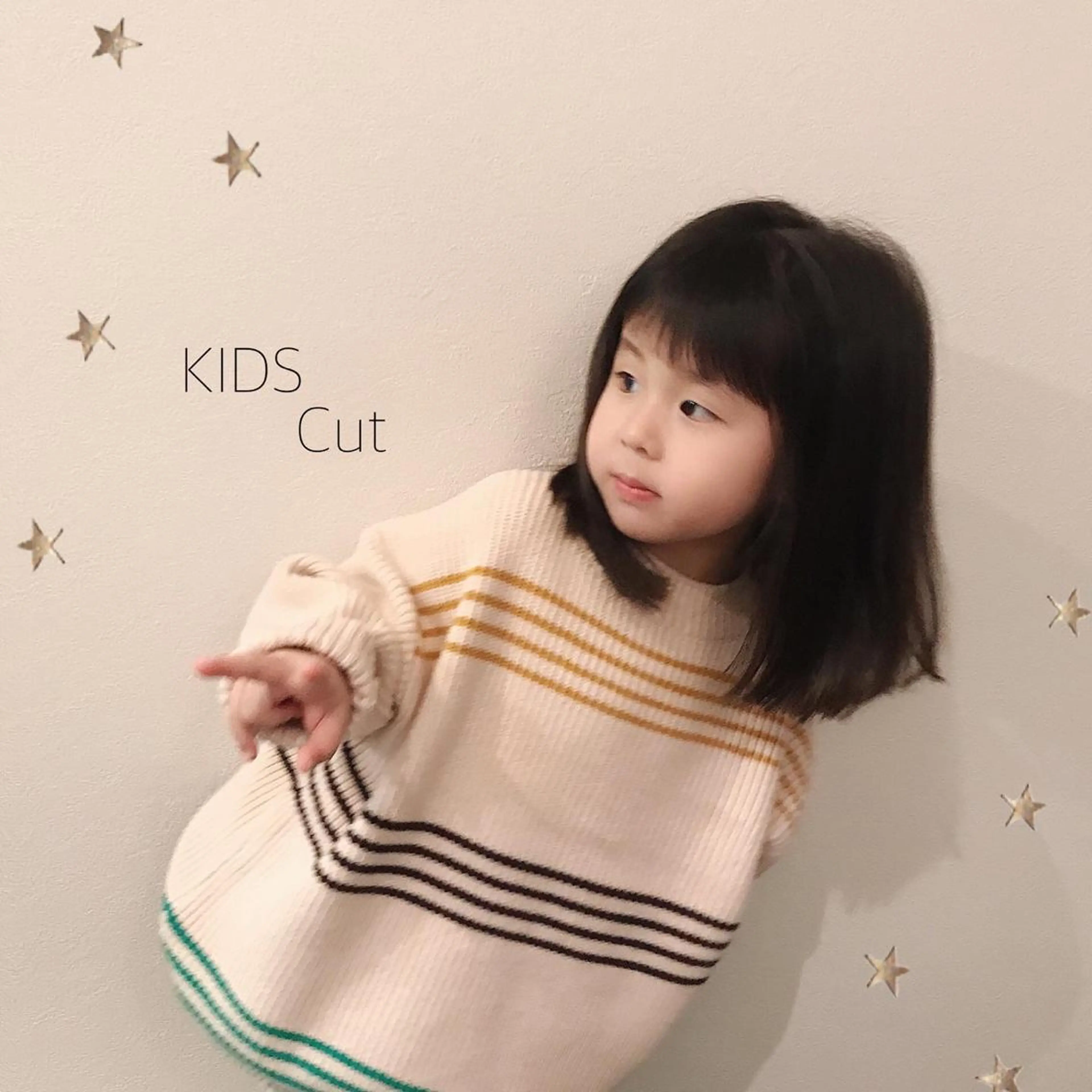 キッズ 市川 千夏のヘアスタイル