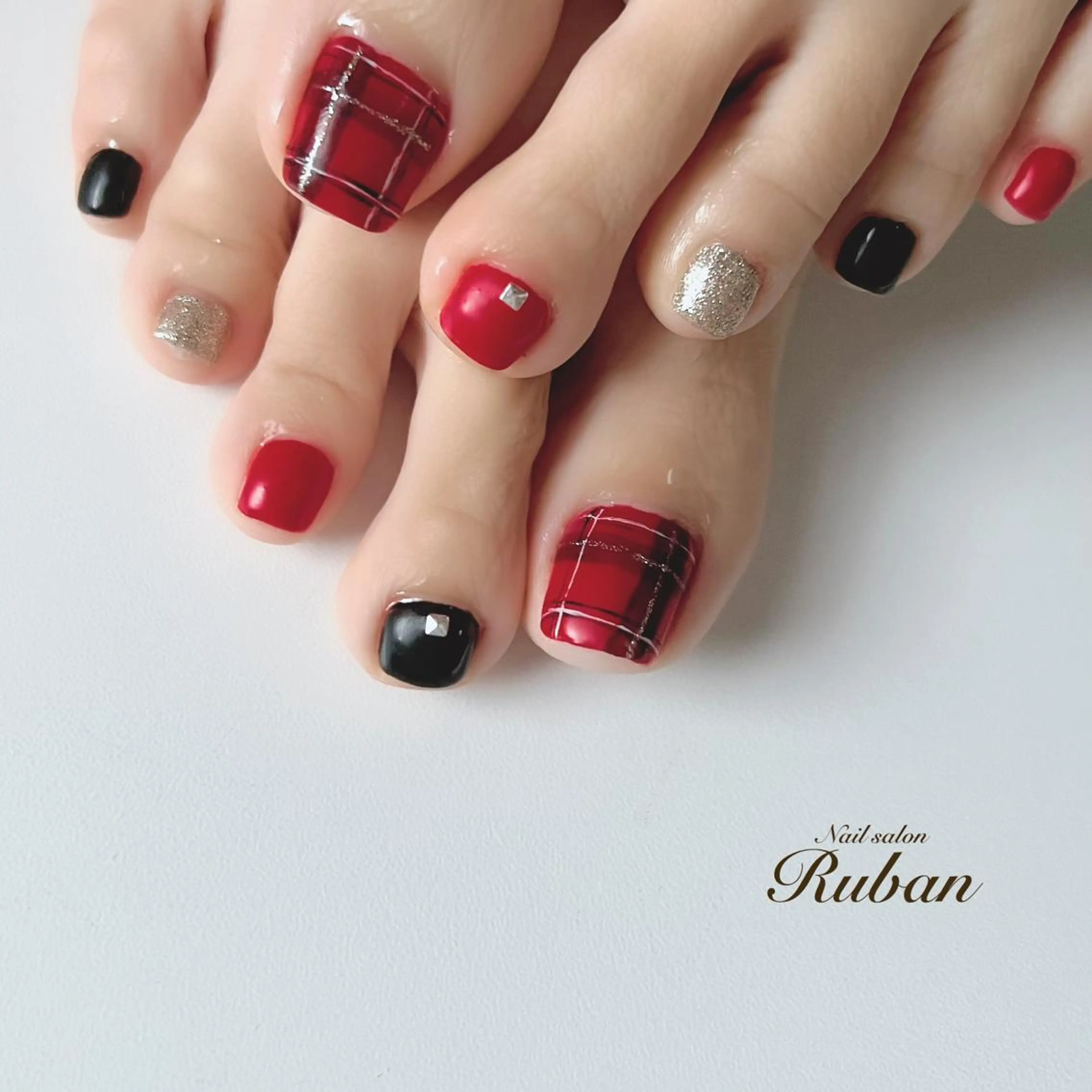 ネイル フットネイル Nail salon Rubanのネイルデザイン