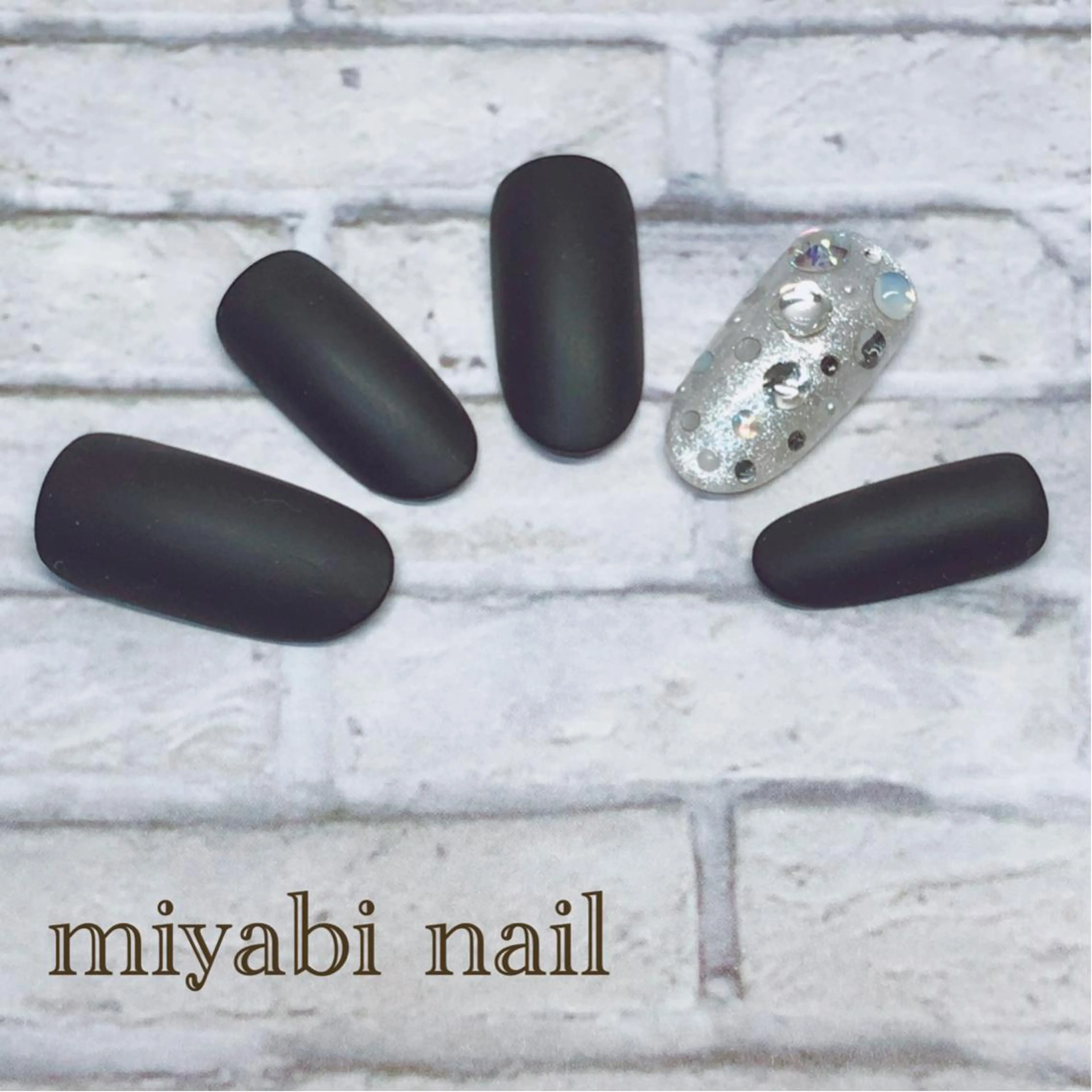 ネイル アートネイル キラキラネイル マットネイル シンプルネイル miyabi nail 桂川駅近くのネイルデザイン