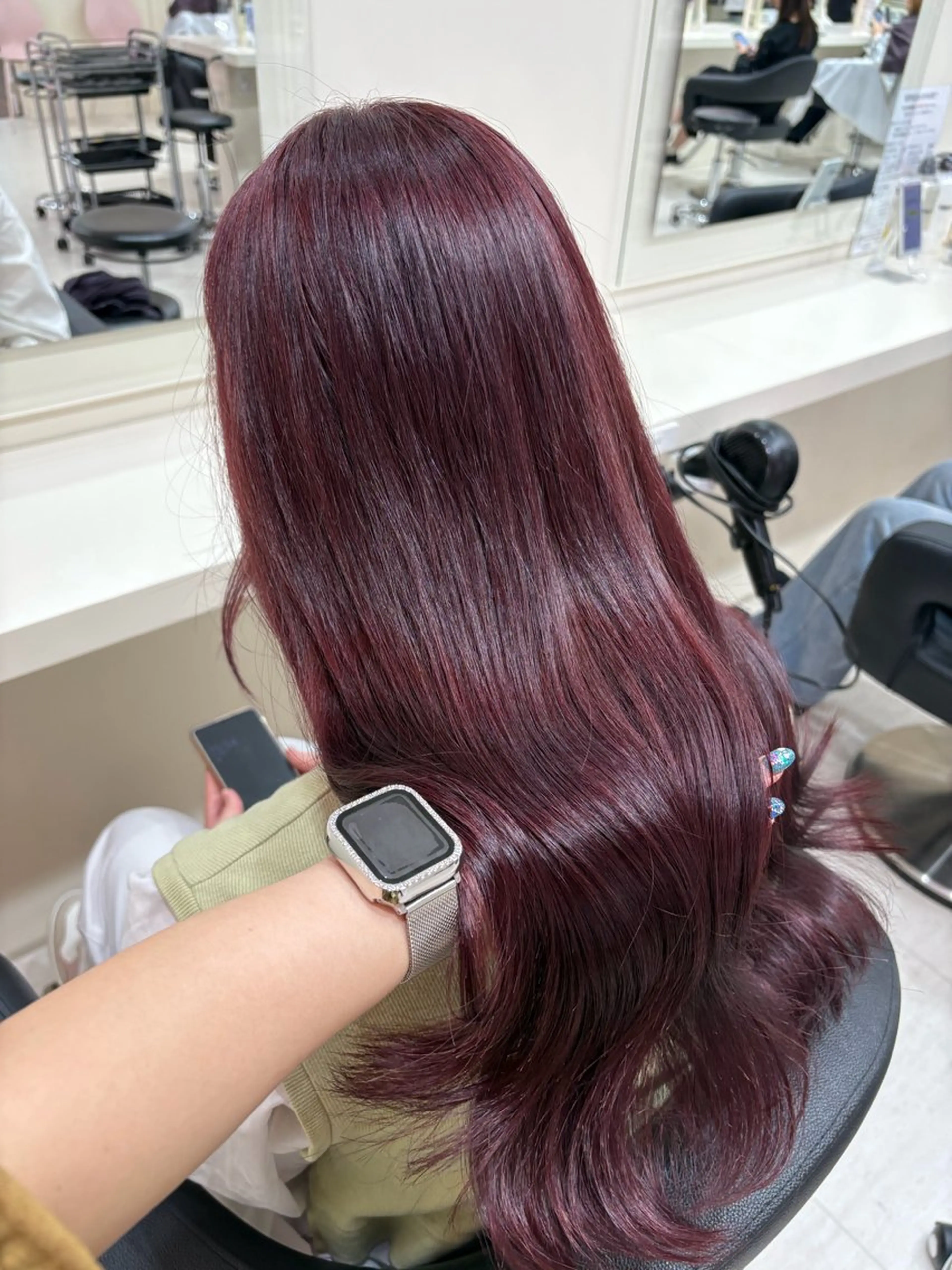 カラー ヘアカラー 暖色ガーリーヘア🎀 MEARI🩰のヘアスタイル
