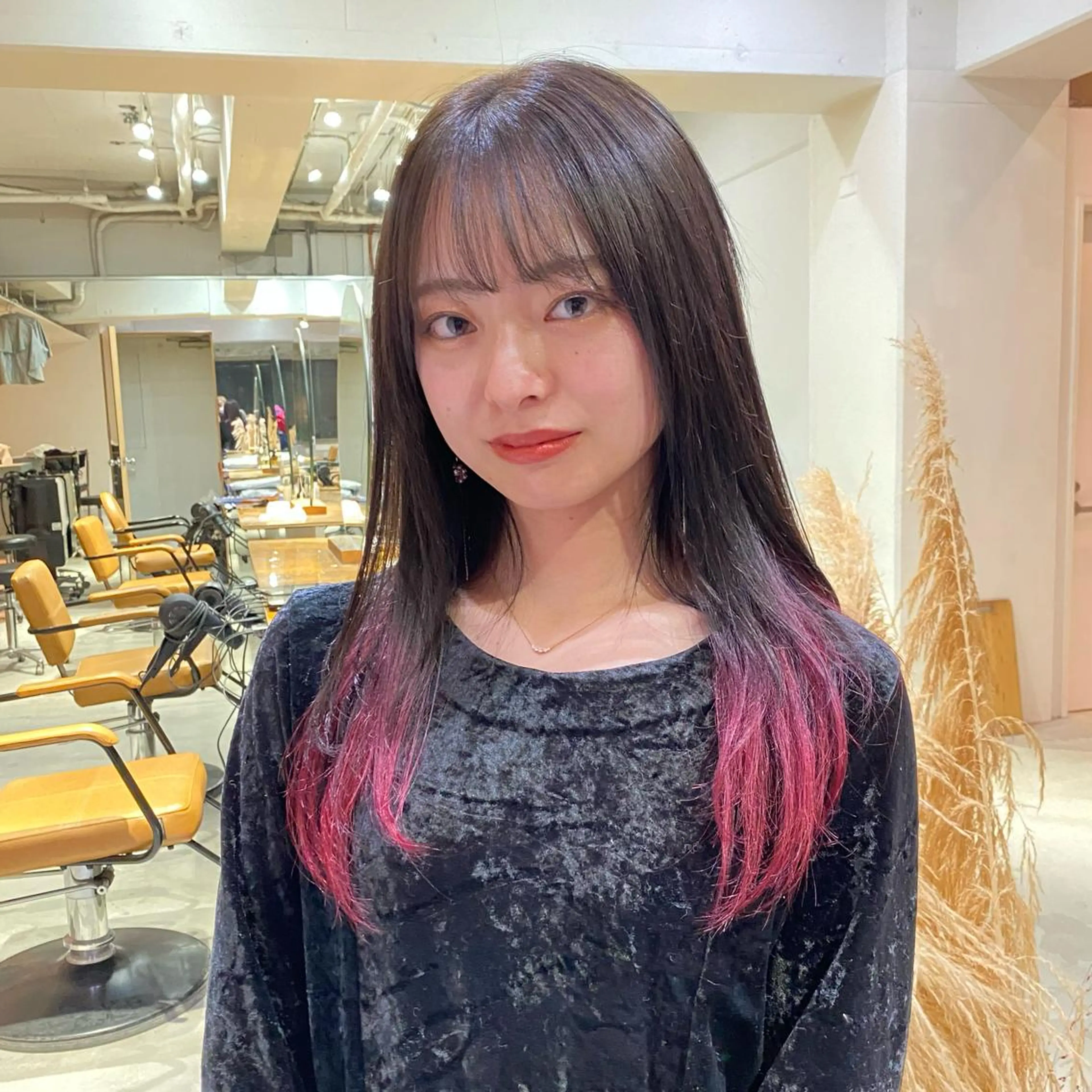 セミロング カラー ヘアアレンジ 無料カットモデル募集 🌱ひょうがのヘアスタイル