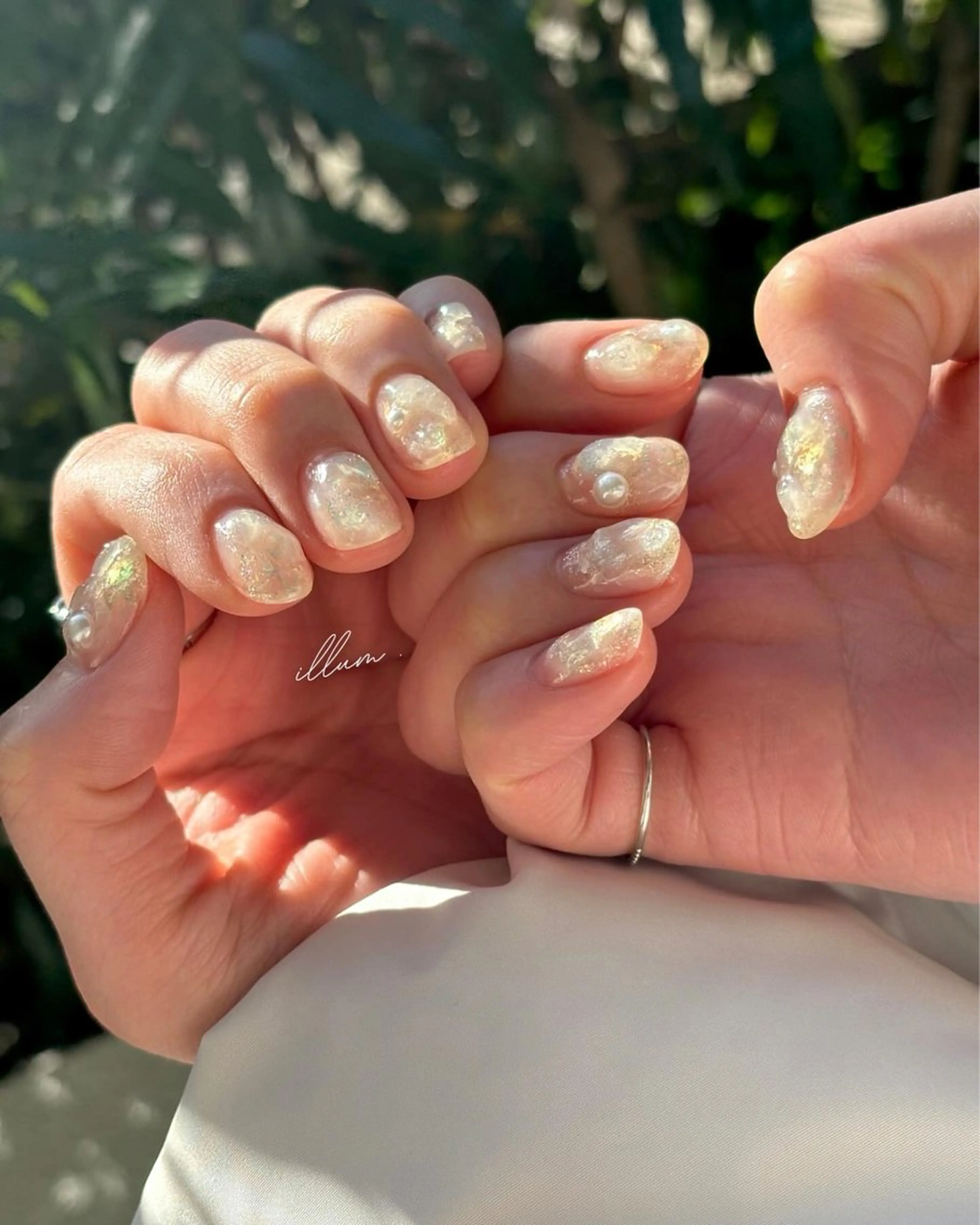 キッズ ネイル ジェルネイル マグネットネイル ミラーネイル ニュアンスネイル オフィスネイル illum hicariのネイルデザイン
