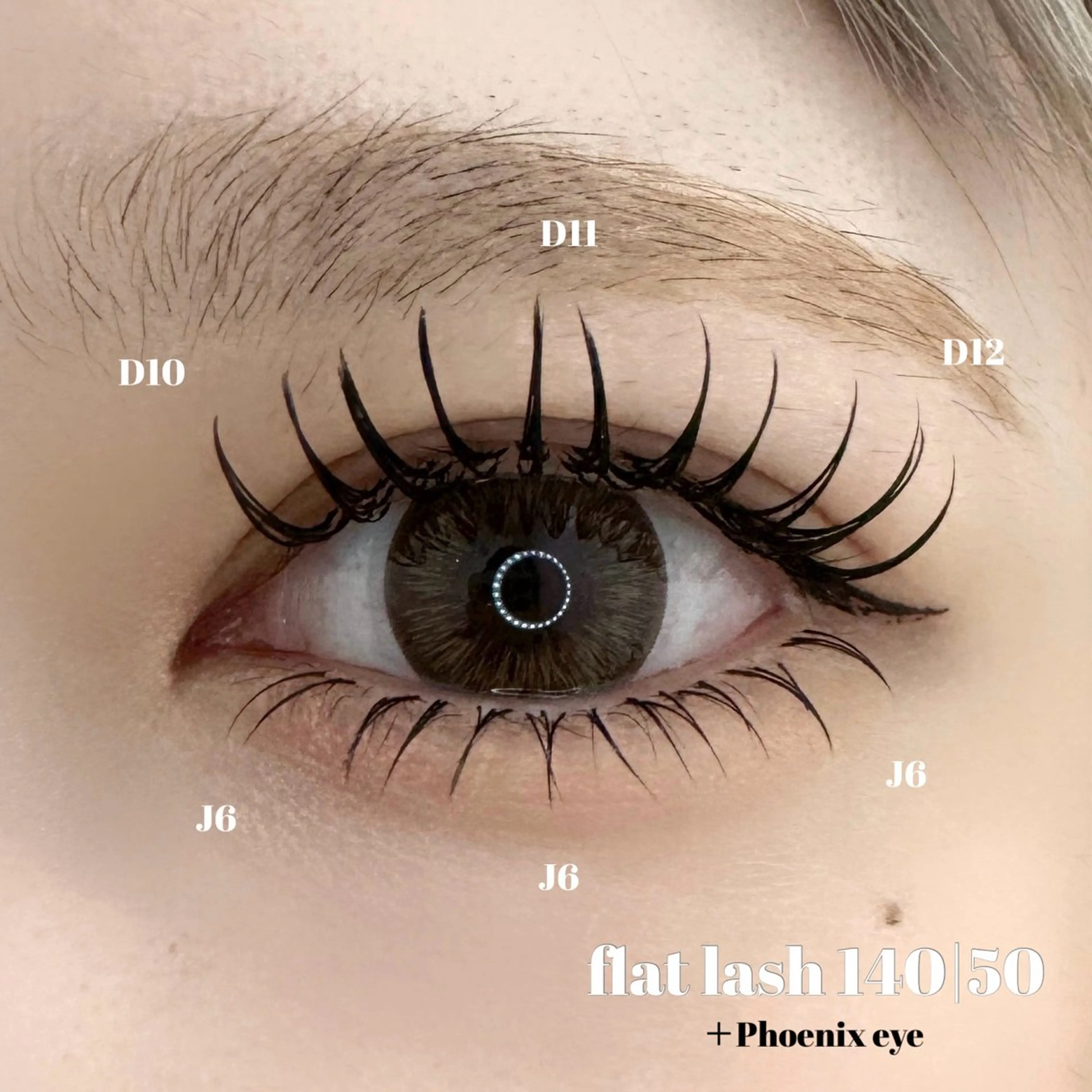 🤍フラットラッシュ140本(カラー変更無料)の写真