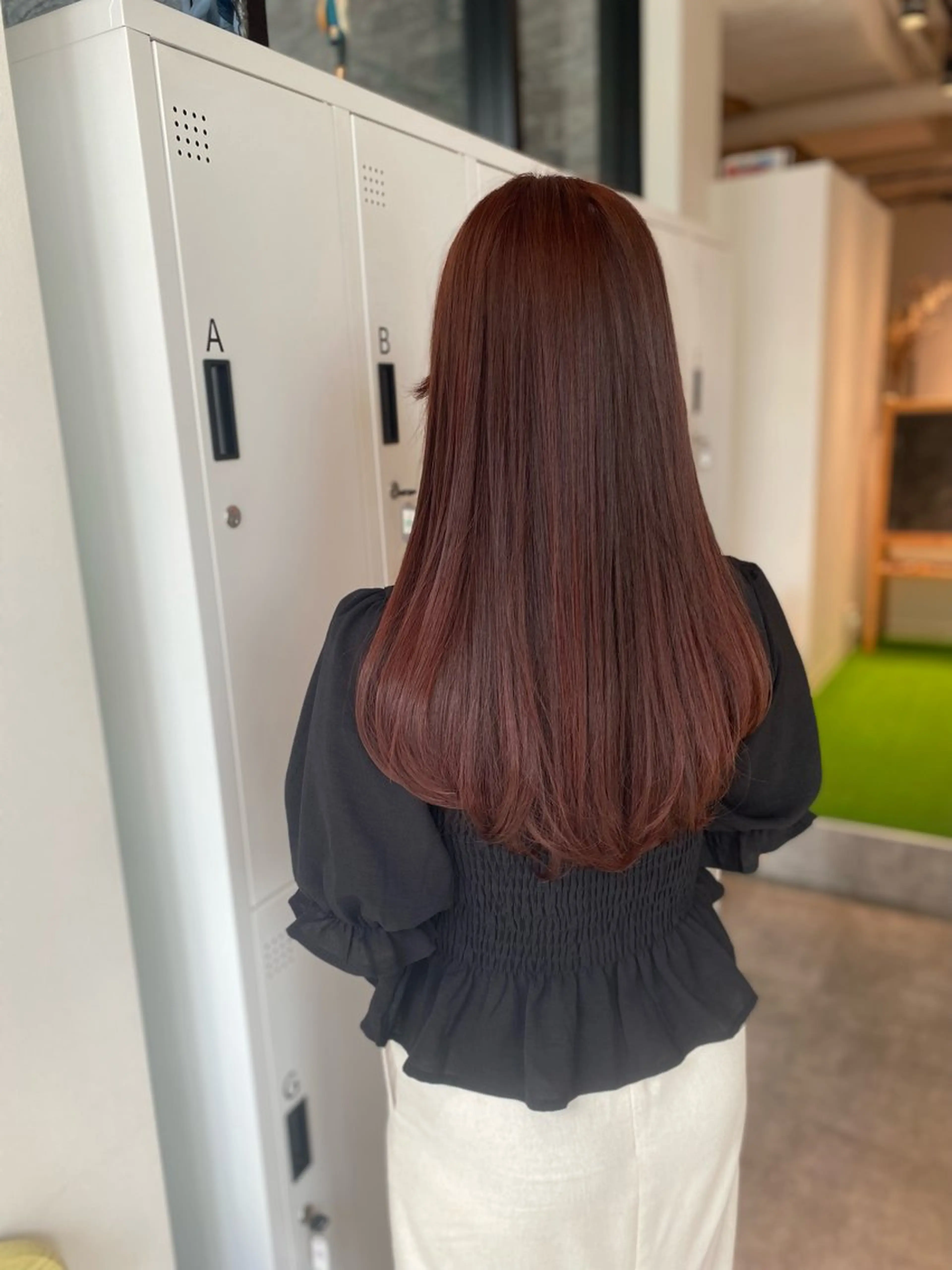 ロング カラー カット ヘアカラー トリートメント オスズ 🎀´-のヘアスタイル