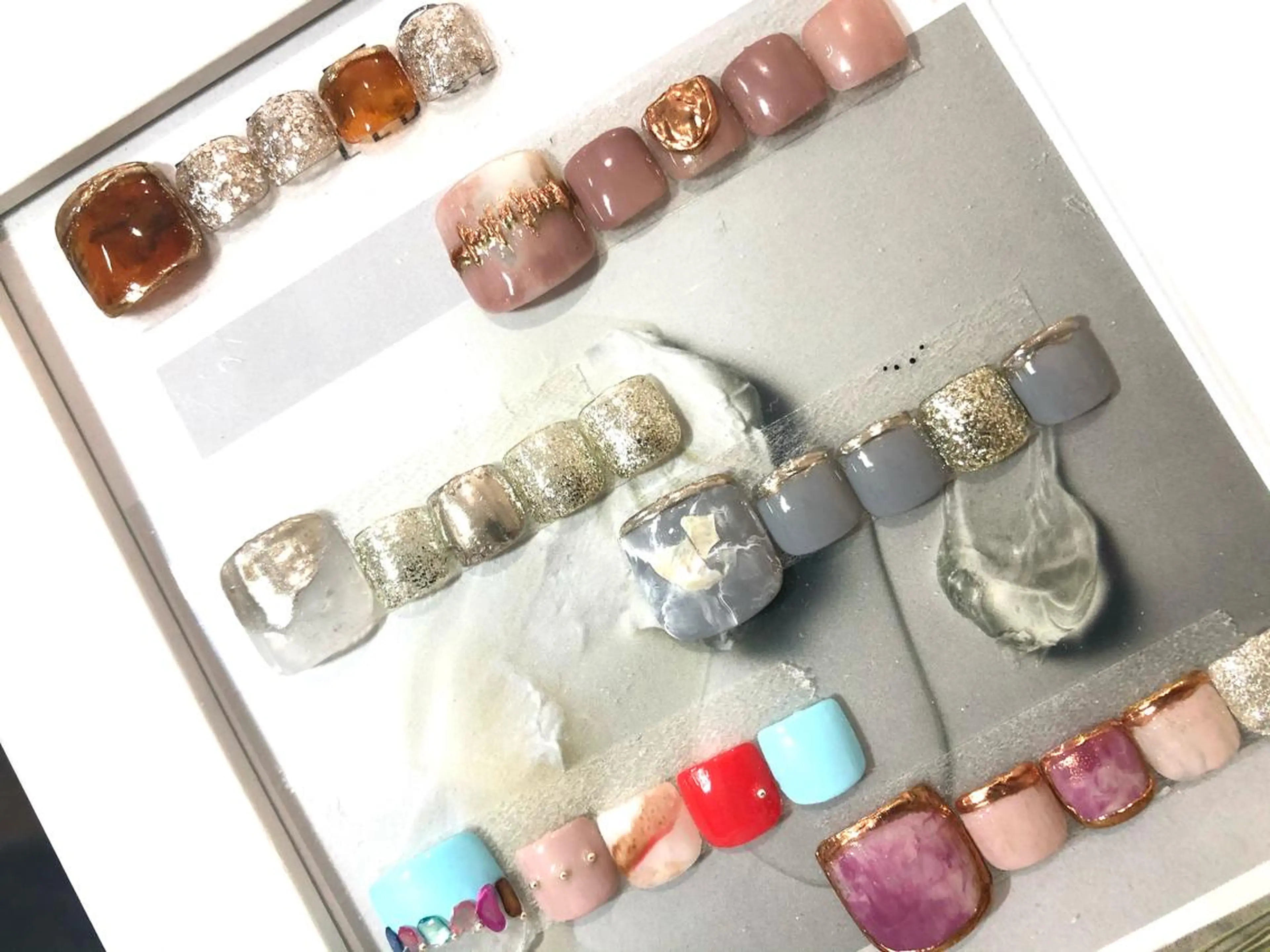 ネイル フットネイル H3 hitoのネイルデザイン