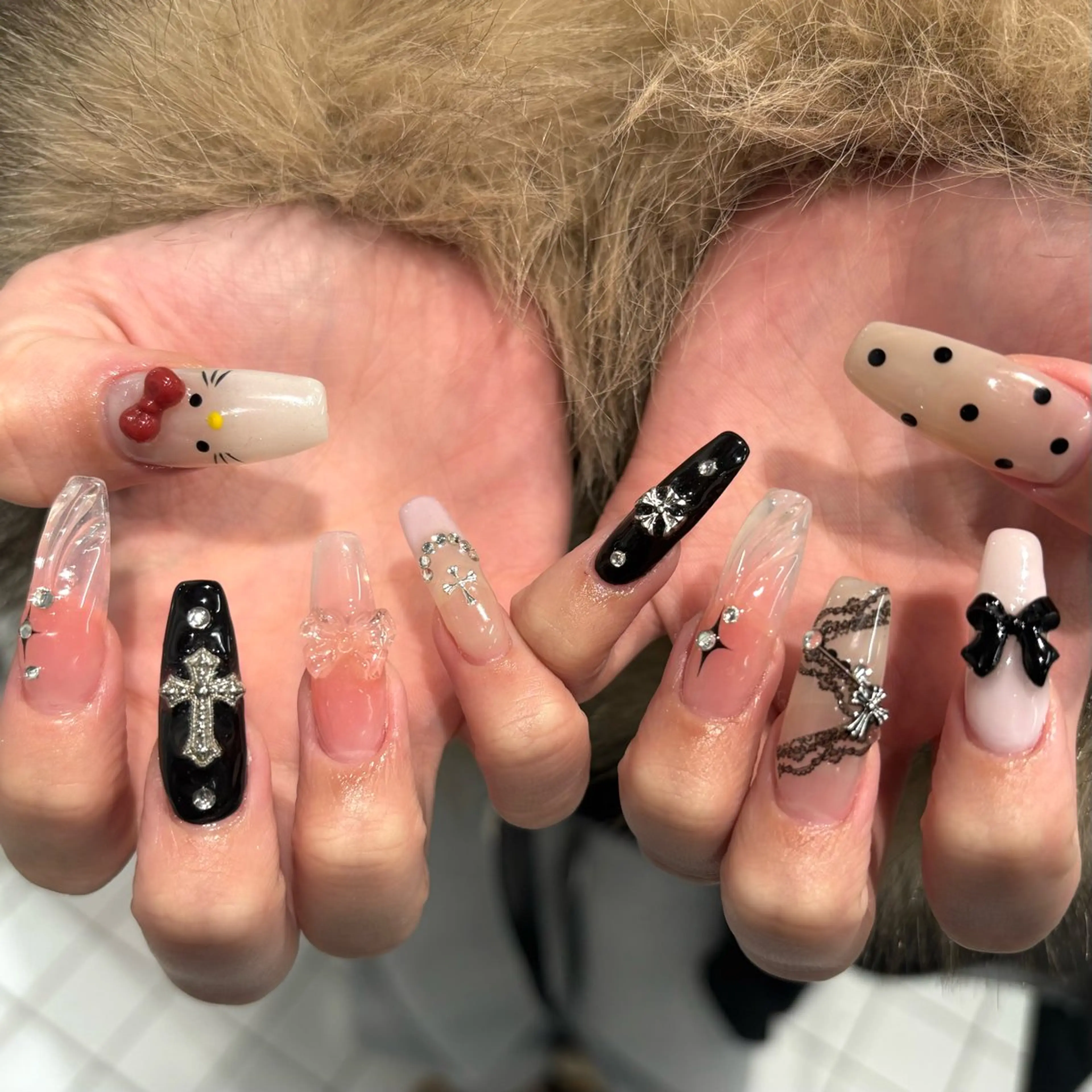 ネイル ジェルネイル ニュアンスネイル ハンドネイル eight横浜☁️ くまべのネイルデザイン