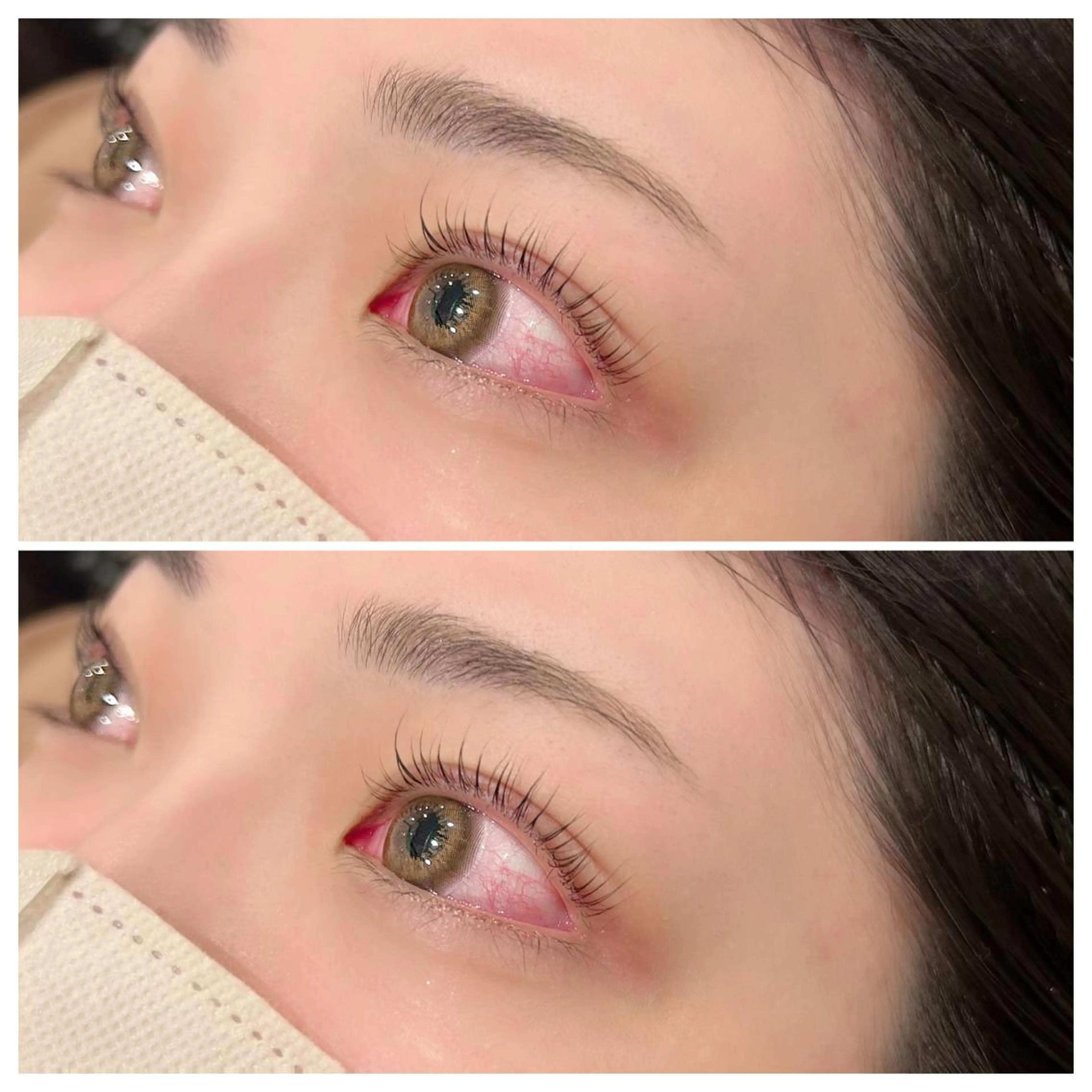 マツエク・マツパ パリジェンヌラッシュリフト nicottlash 梅田のマツエク・マツパデザイン