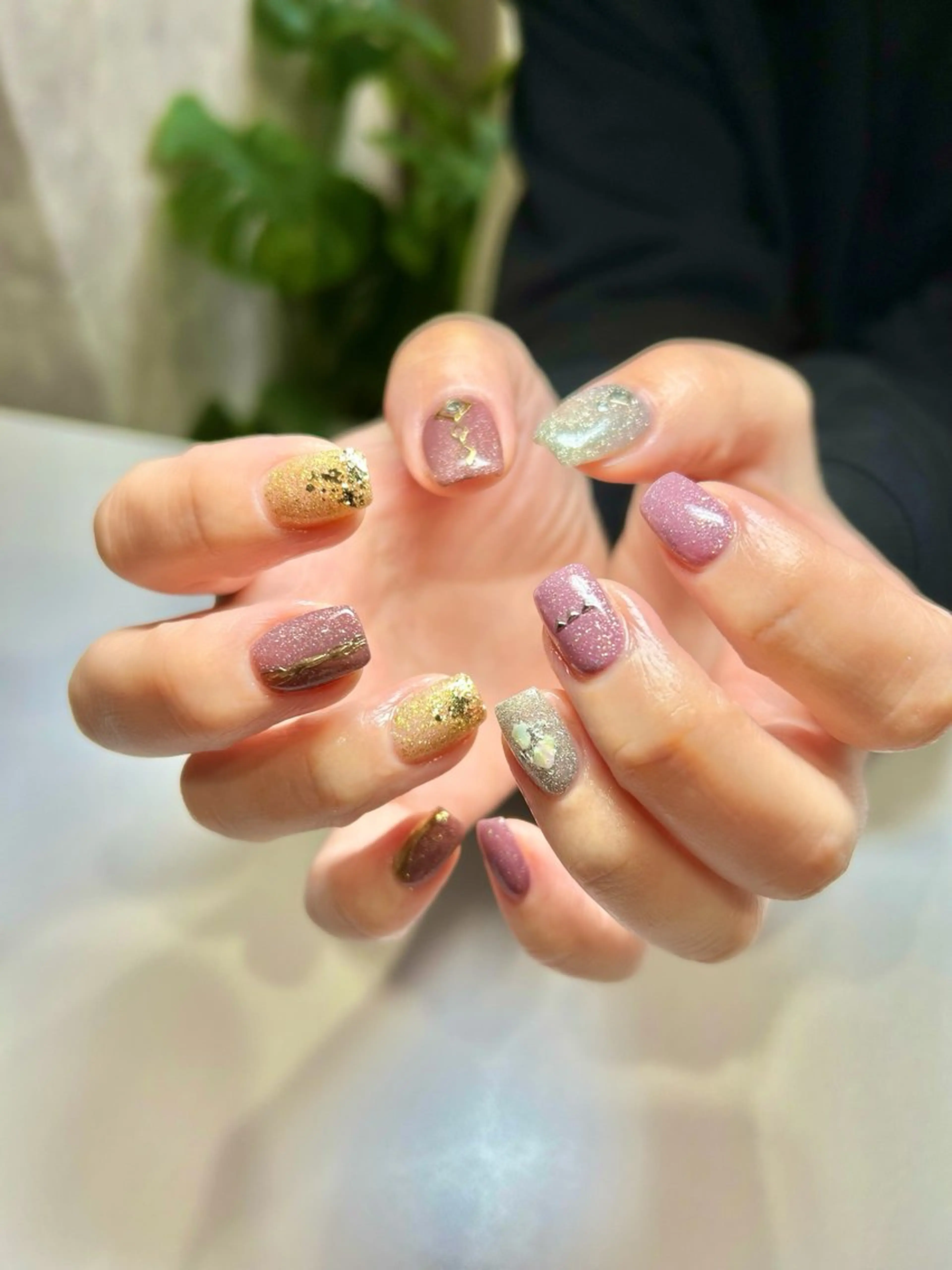 ネイル 持ち込み ハンドネイル welina Miyukiのネイルデザイン