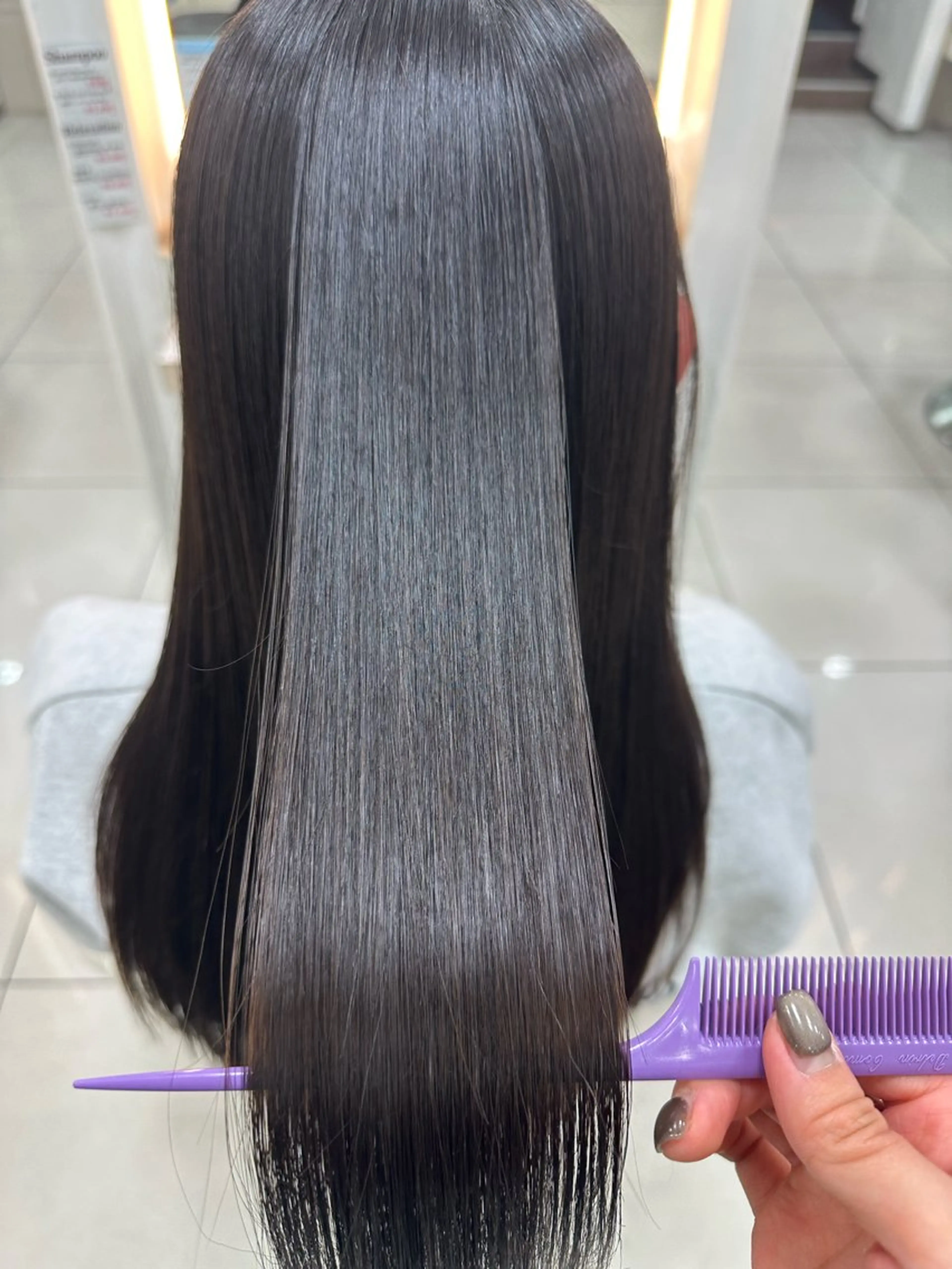 ロング パーマ 縮毛矯正 トリートメント カット 縮毛矯正 トリートメント 伊佐 愛のヘアスタイル