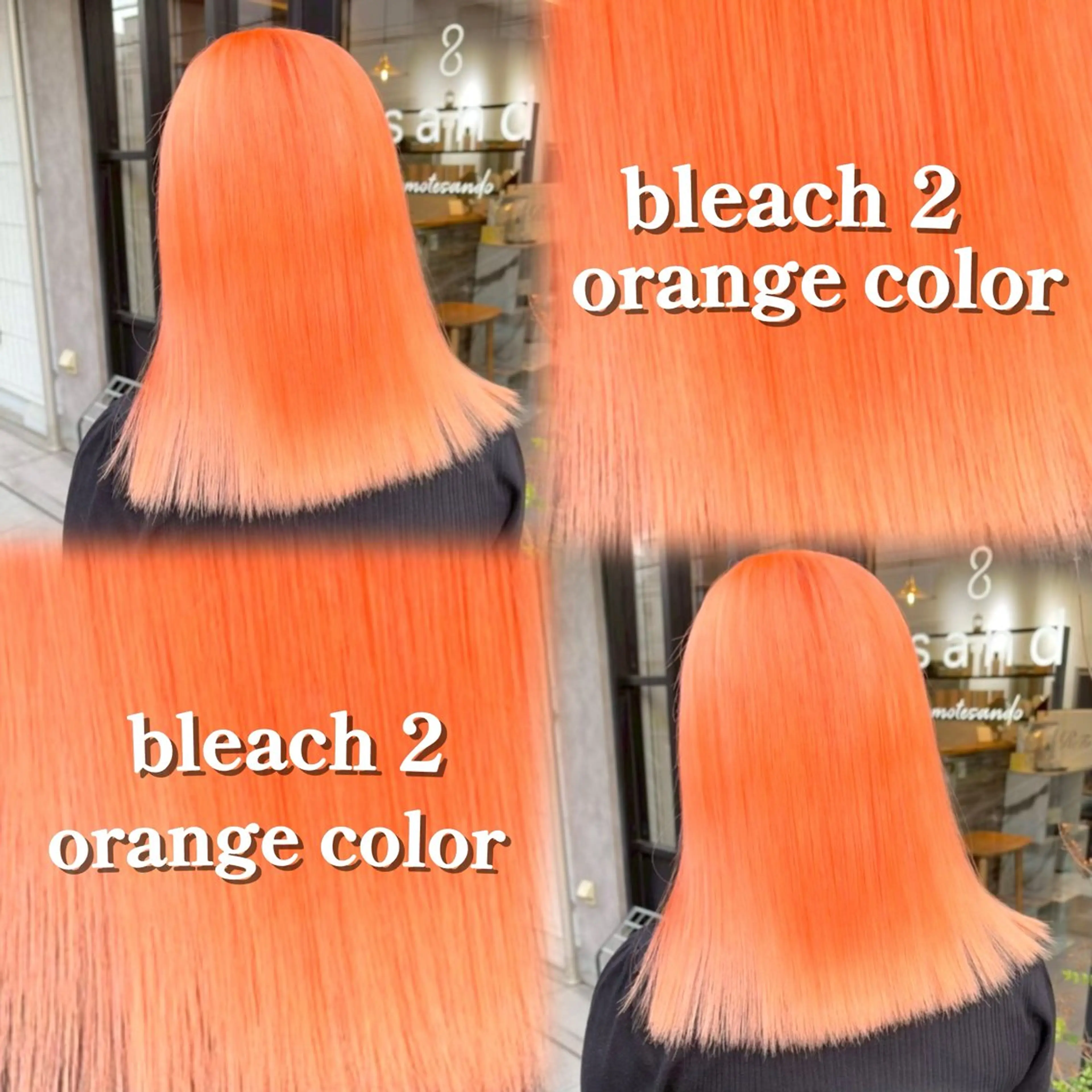 ショート カラー オレンジ カット ヘアカラー トリートメント レイヤーボブ特化/ 横浜/伊藤　怜のヘアスタイル