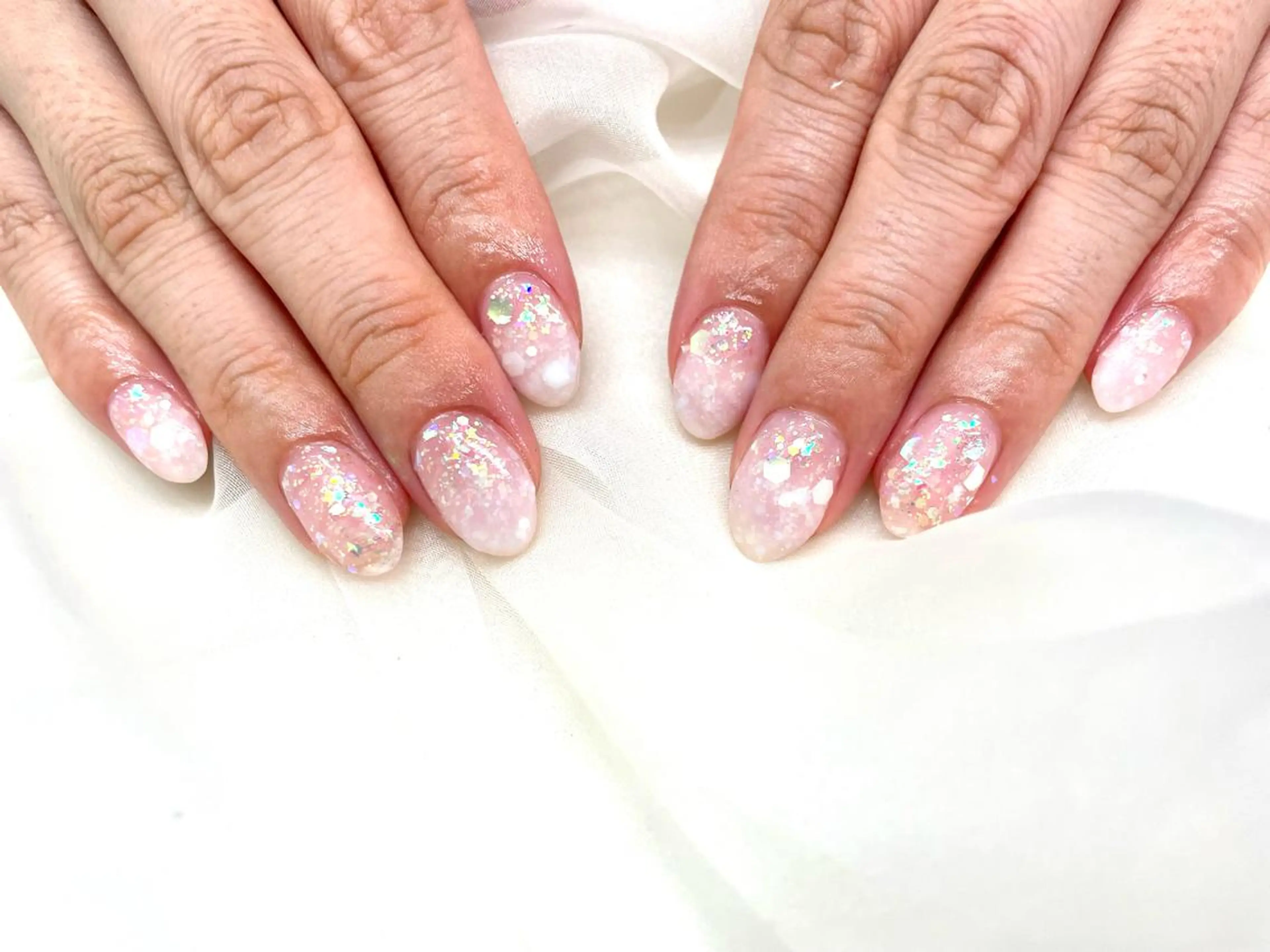 ネイル グラデーション キラキラネイル ラメ(グリッター) salon te.のネイルデザイン