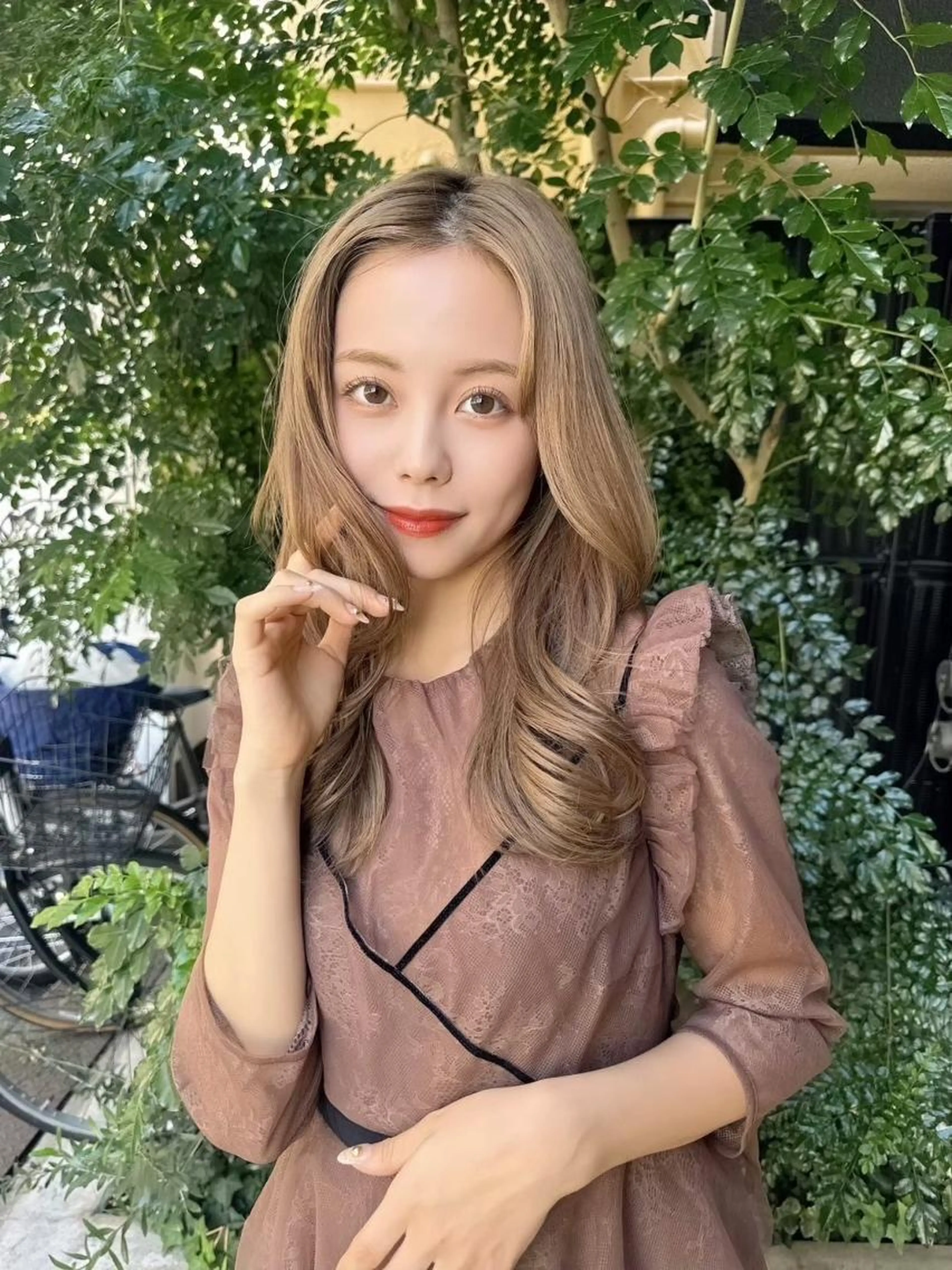 透明感ハイカラー💛＋メンテナンスカット✂️ブリーチなしで明るくしたい方❗️オリジナルトリートメント✨の写真