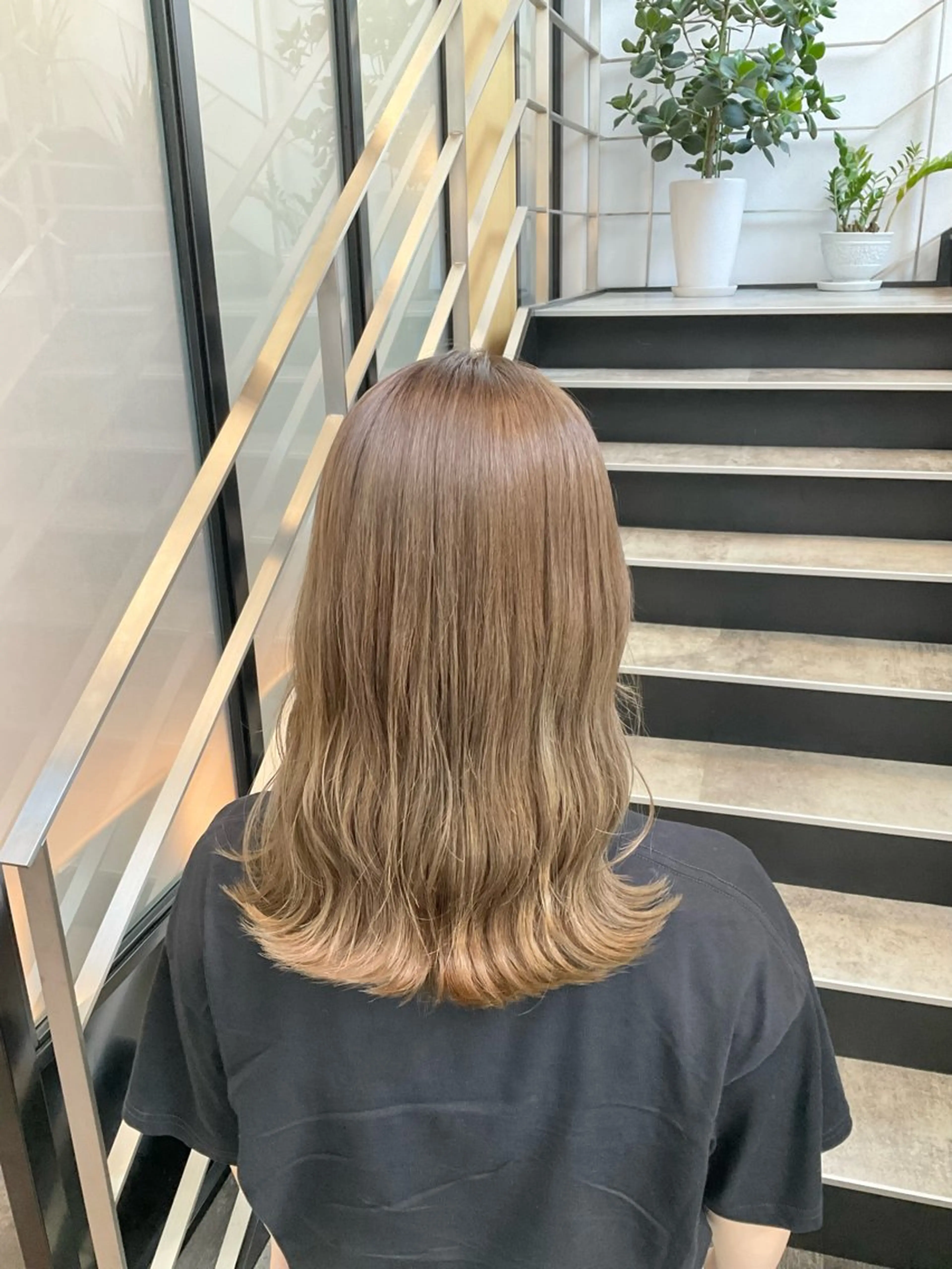 セミロング ヘアカラー トリートメント ヘアセット yoshi ☆のヘアスタイル