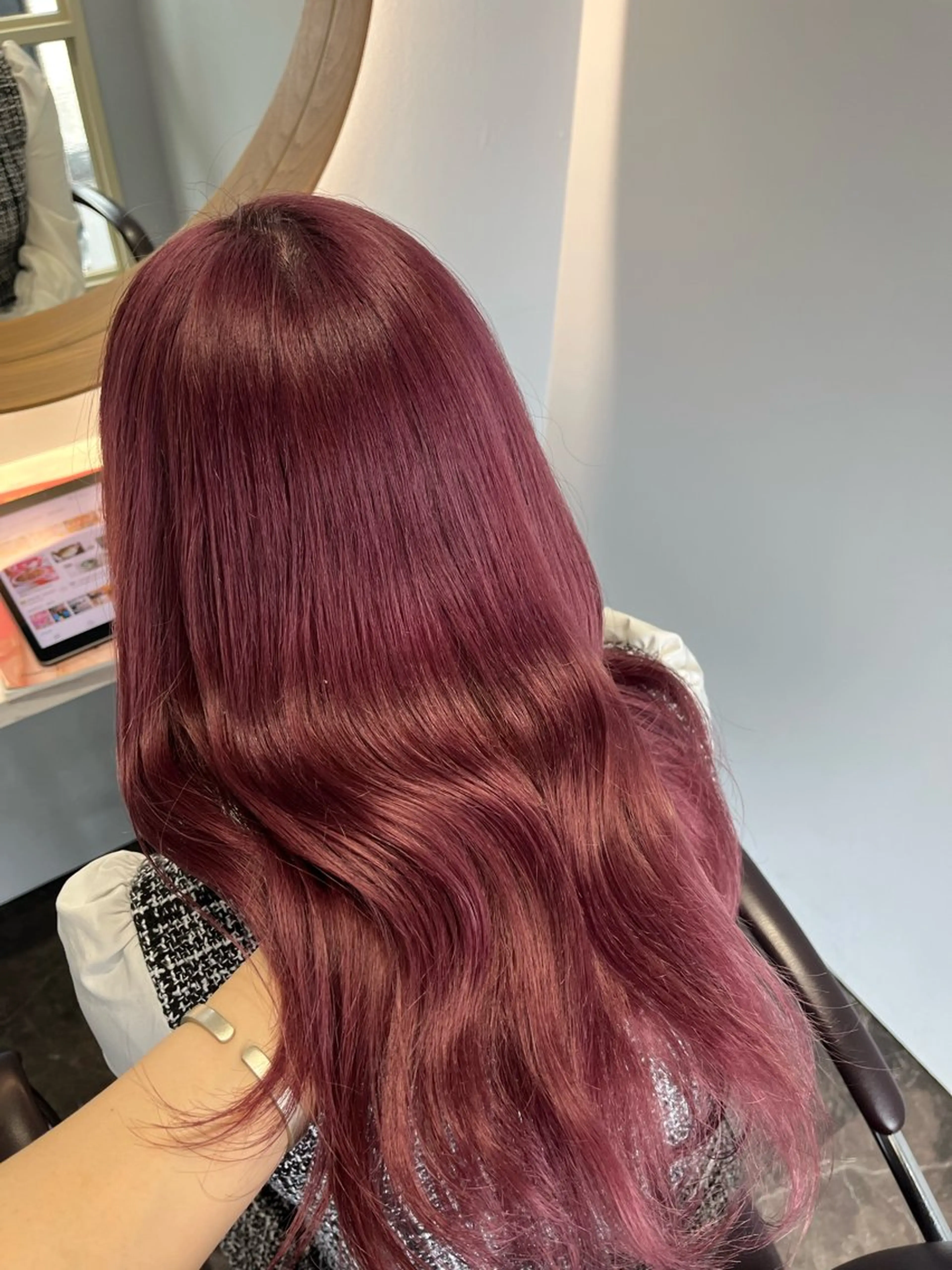 セミロング 髪質改善/韓国ヘア/ 赤み消し/sahoのヘアスタイル