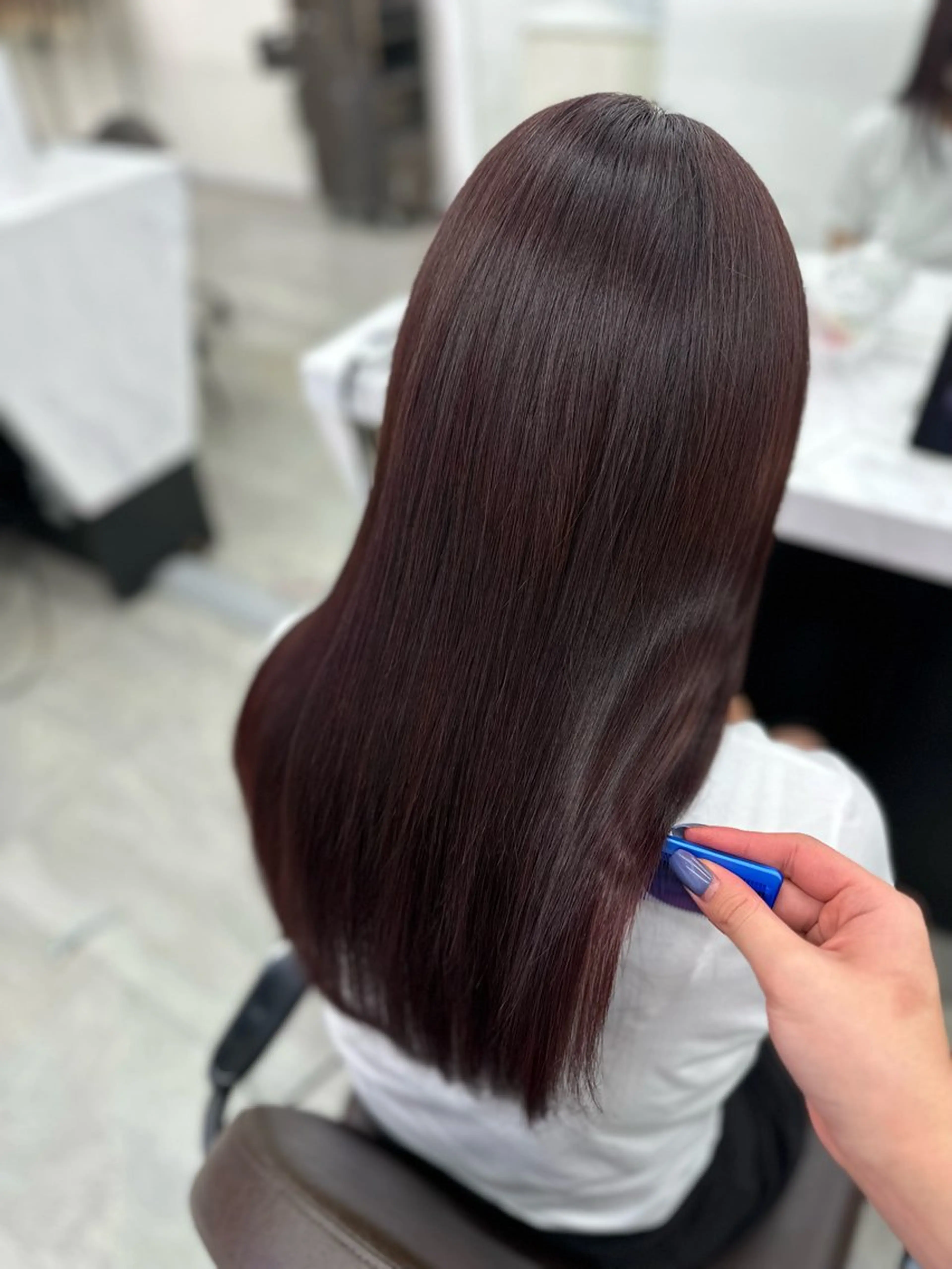 セミロング プルエクステ/カラー ⭐️KIR̋Aのヘアスタイル