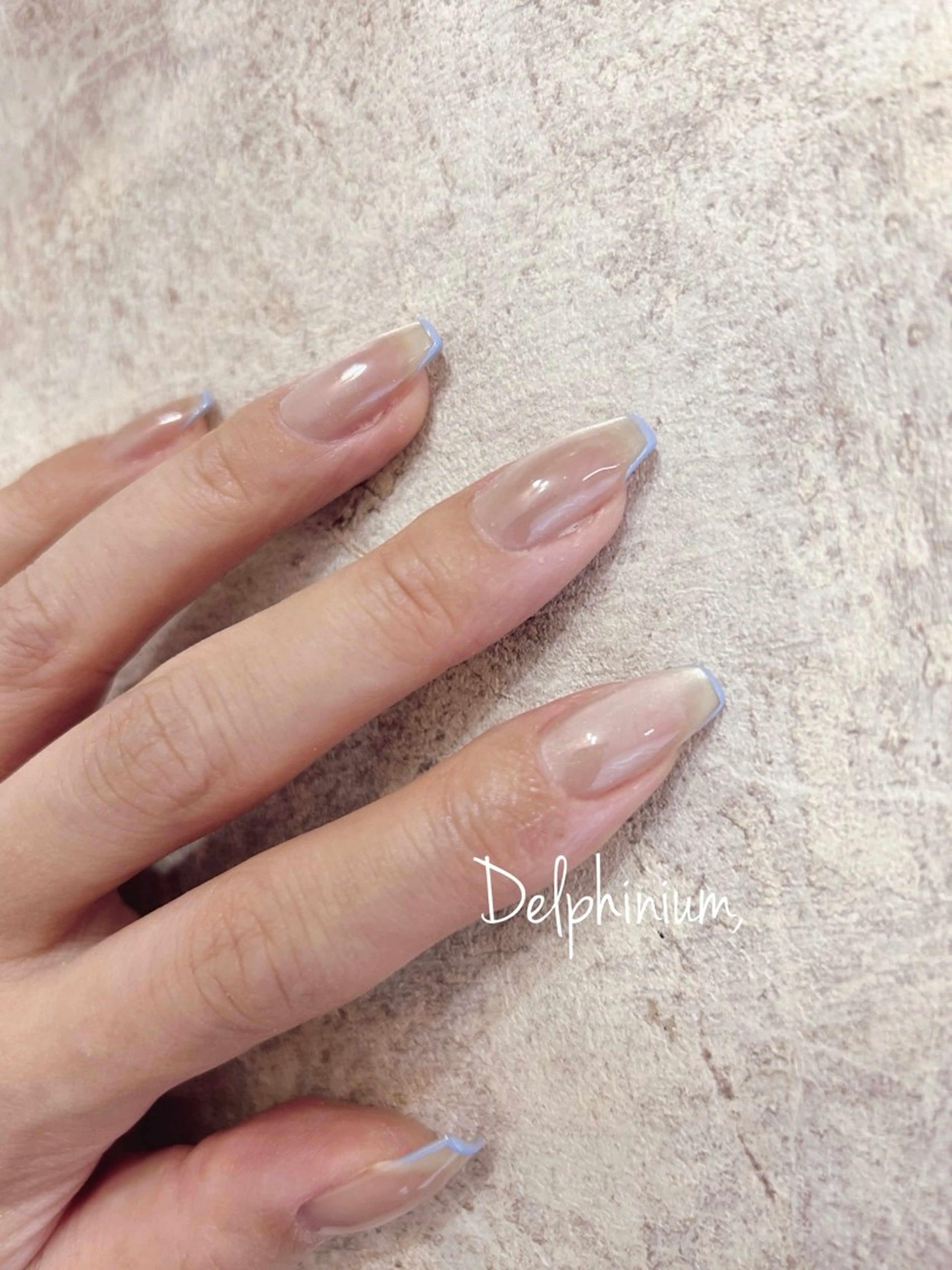 ネイル フレンチネイル ミラーネイル ハンドネイル 岡本 友恵のネイルデザイン