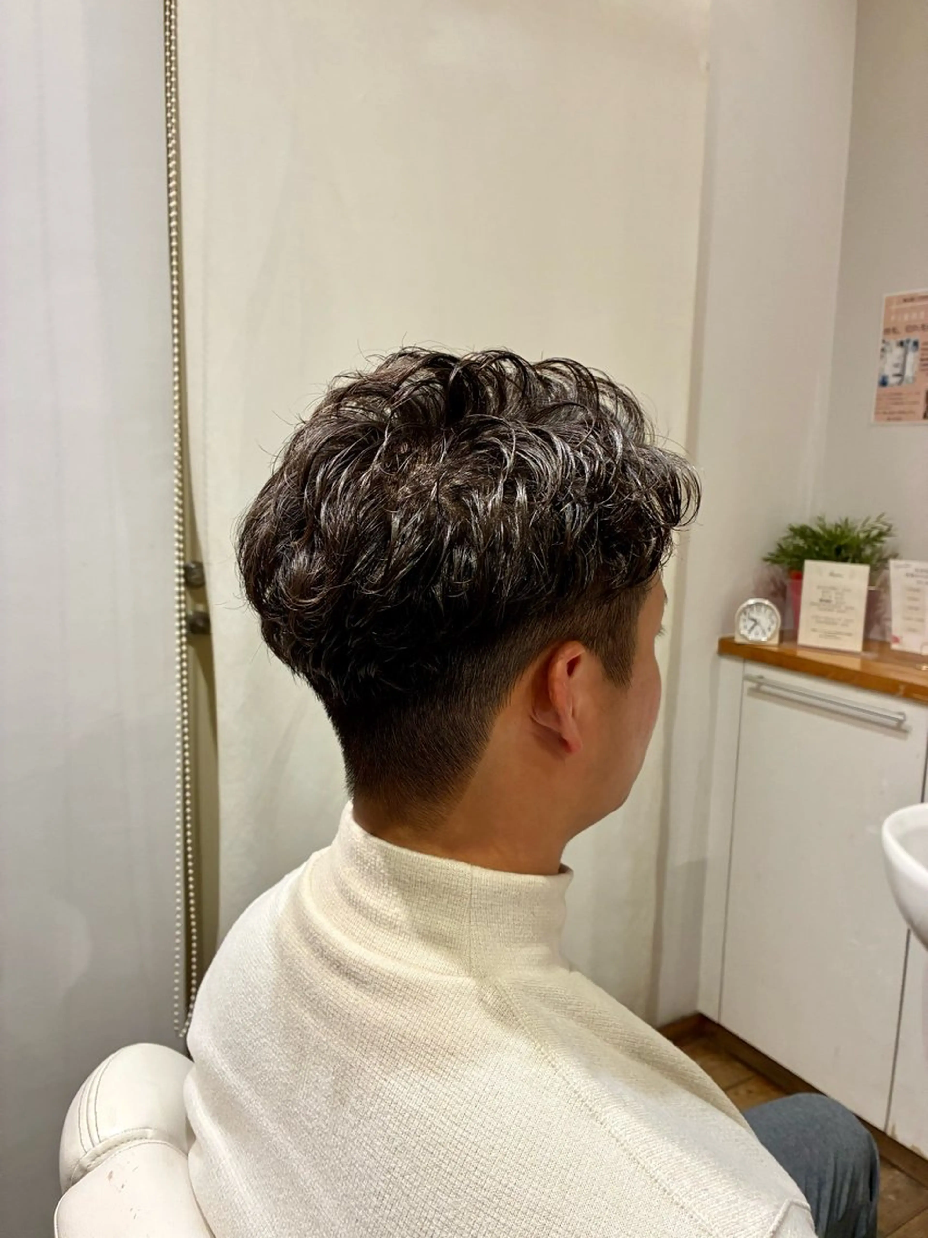メンズ カット パーマ 友永 風歌のヘアスタイル