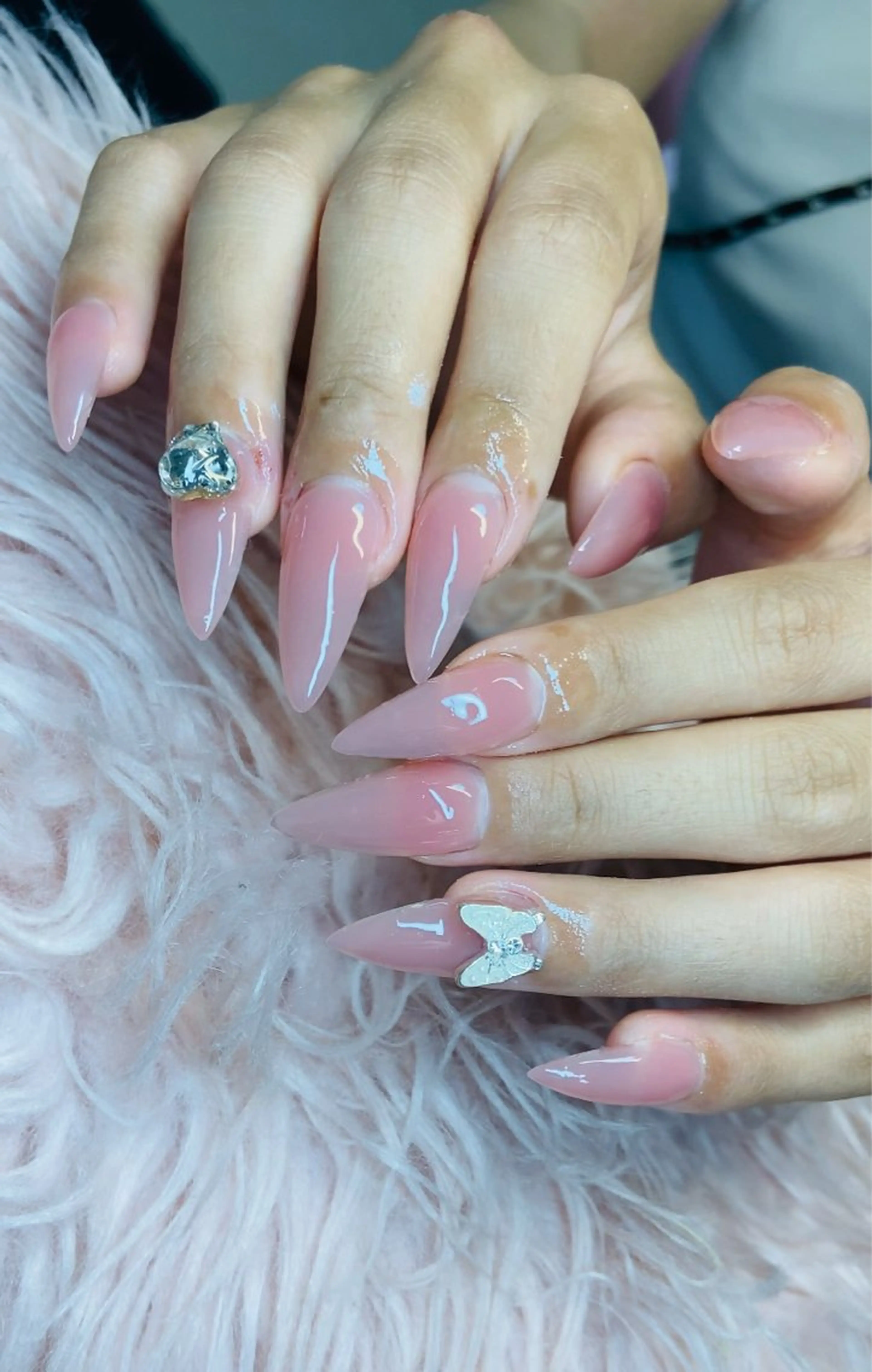 ネイル 長さ出し ジェルネイル ネイルチップ HandSnail 座間自宅ネイルサロンのネイルデザイン