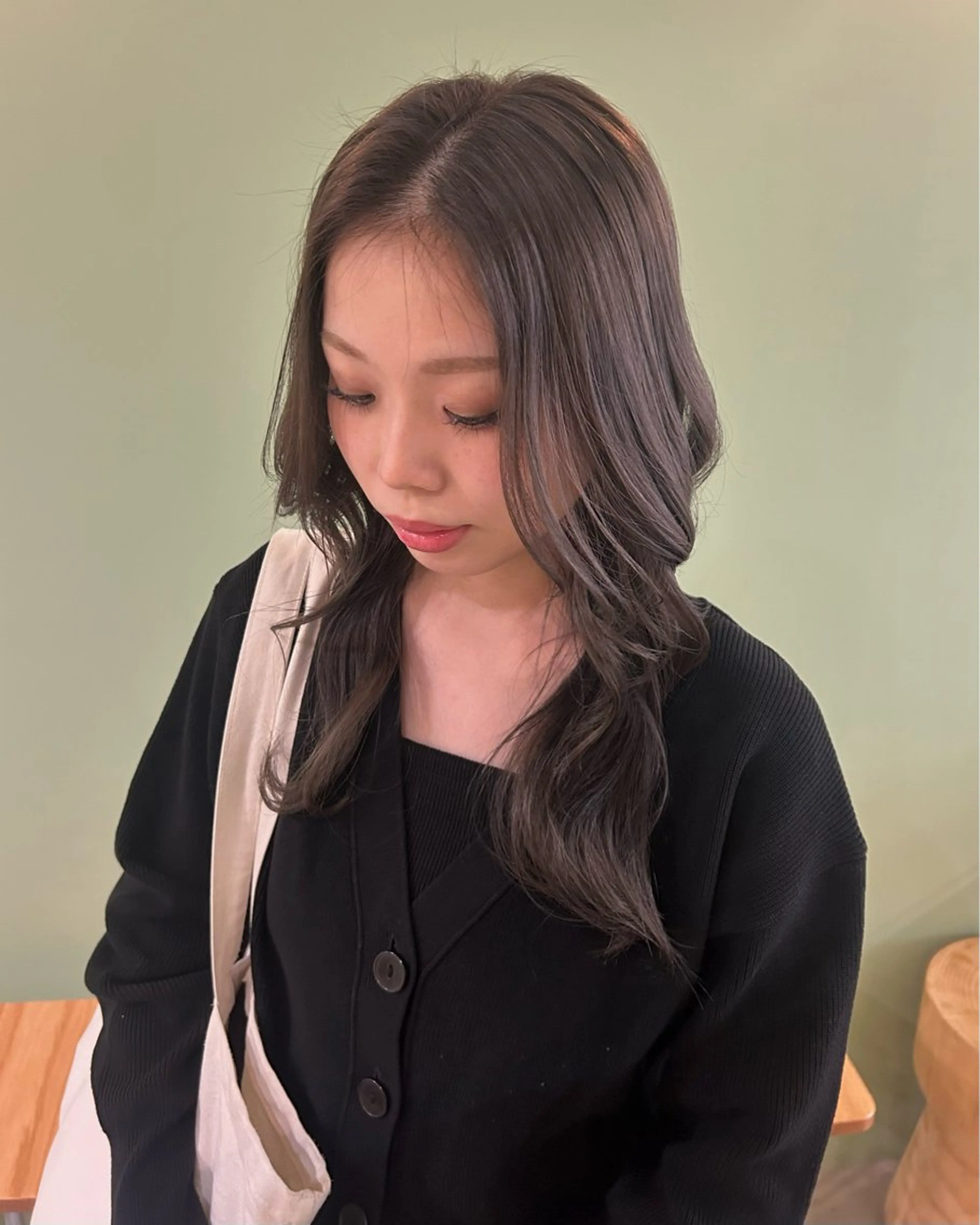 ロング カットモデル募集 トモカのヘアスタイル