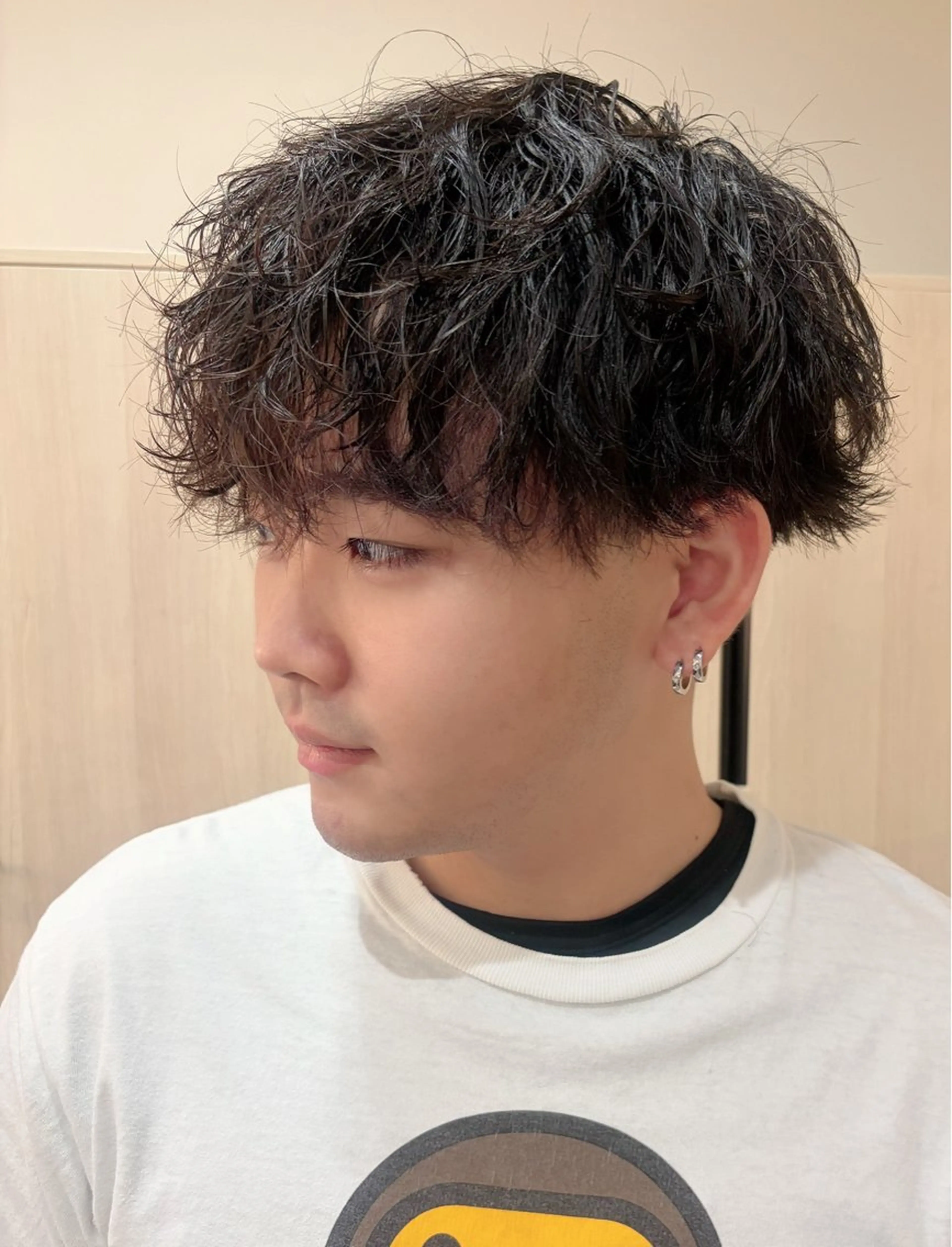 メンズ メンズパーマ 波巻きパーマ メンズ特化美容師 AOI🎈🧸のヘアスタイル