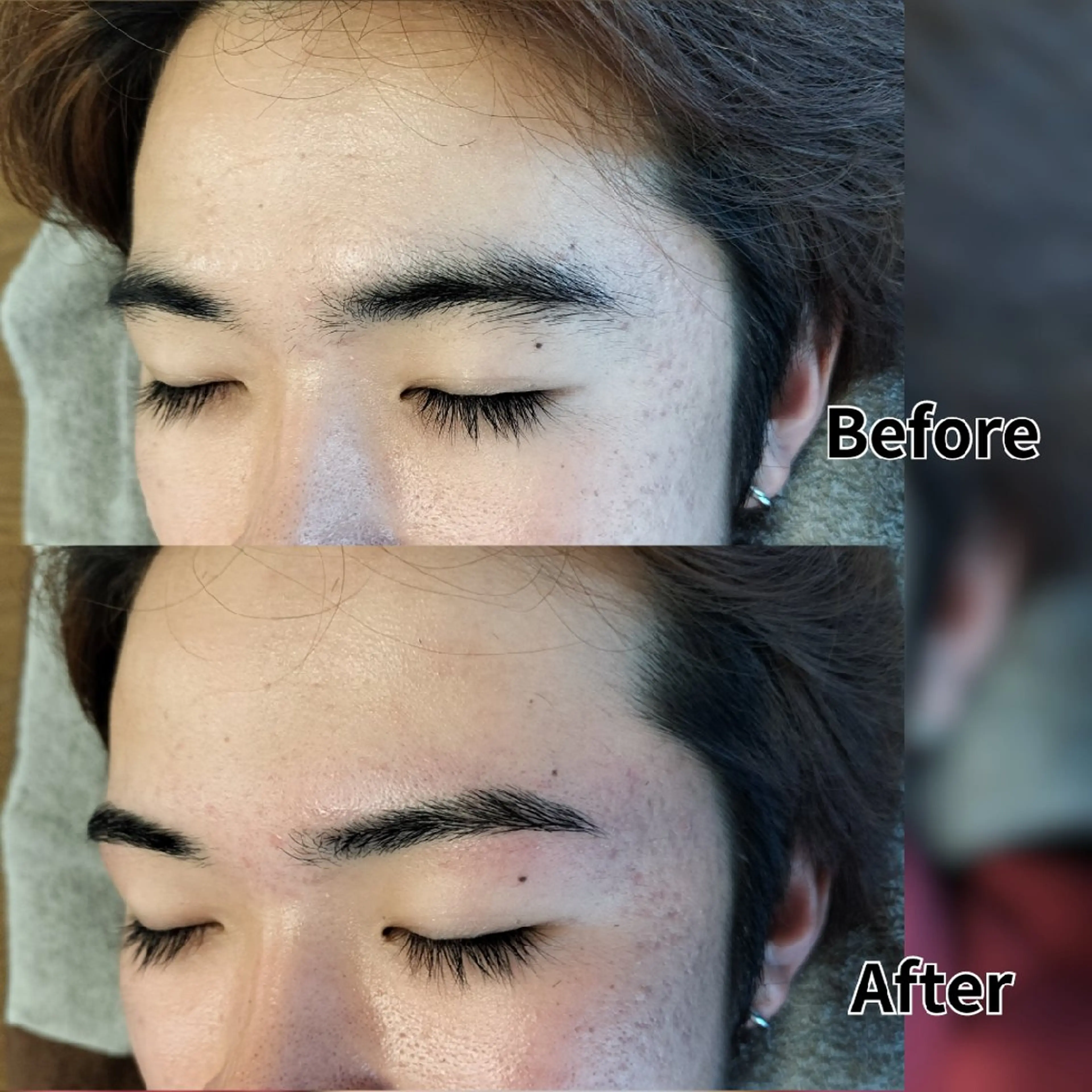 メンズ アイブロウ メンズパーマ メンズアイブロウ 眉毛ワックス脱毛 メンズ脱毛専門店Oceans所属・メンズ眉毛・脱毛専門 Oceansの眉毛・アイブロウイメージ