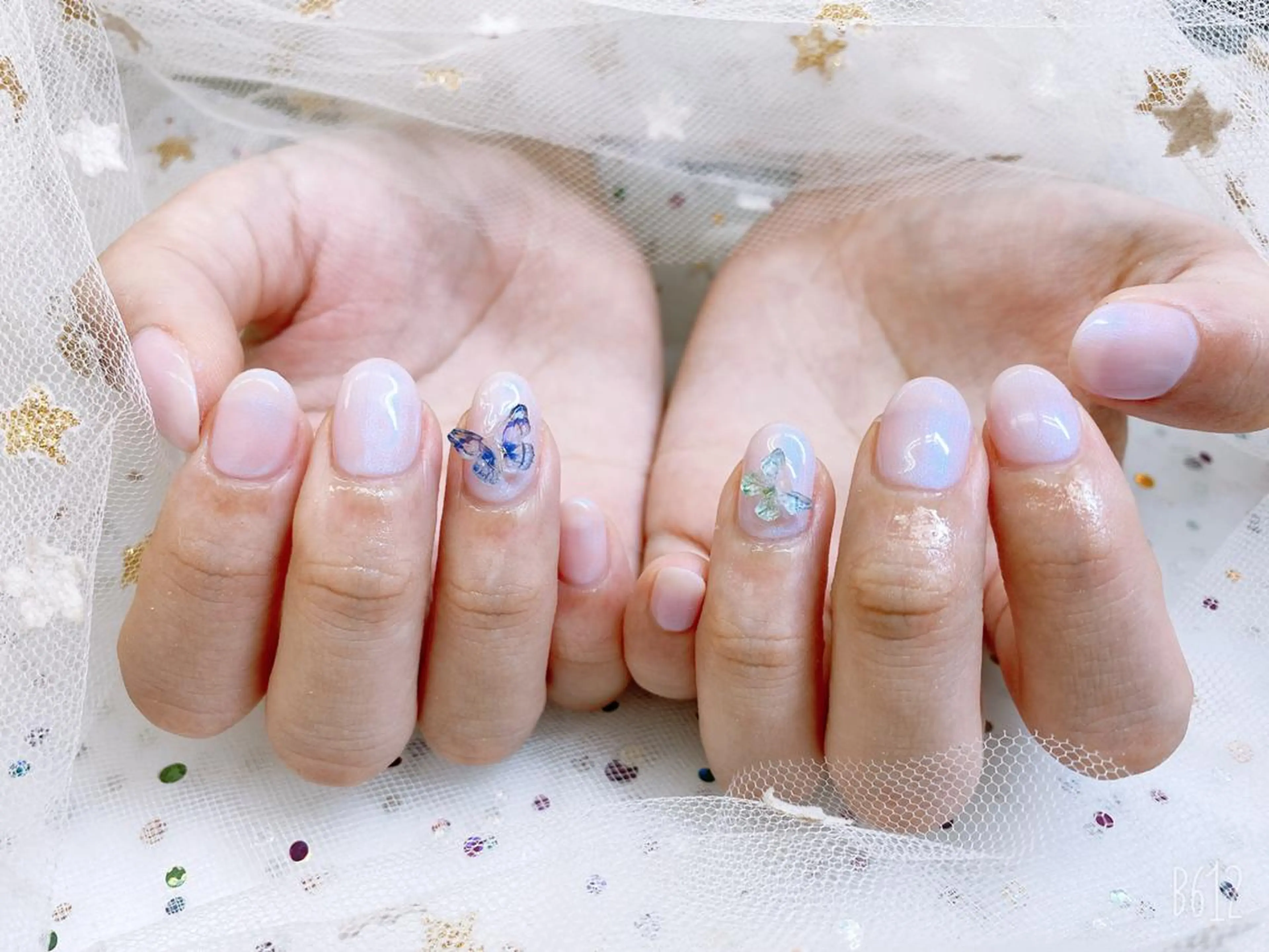 ネイル 🦋ネイルサロン ブラン🌈ゆりのネイルデザイン