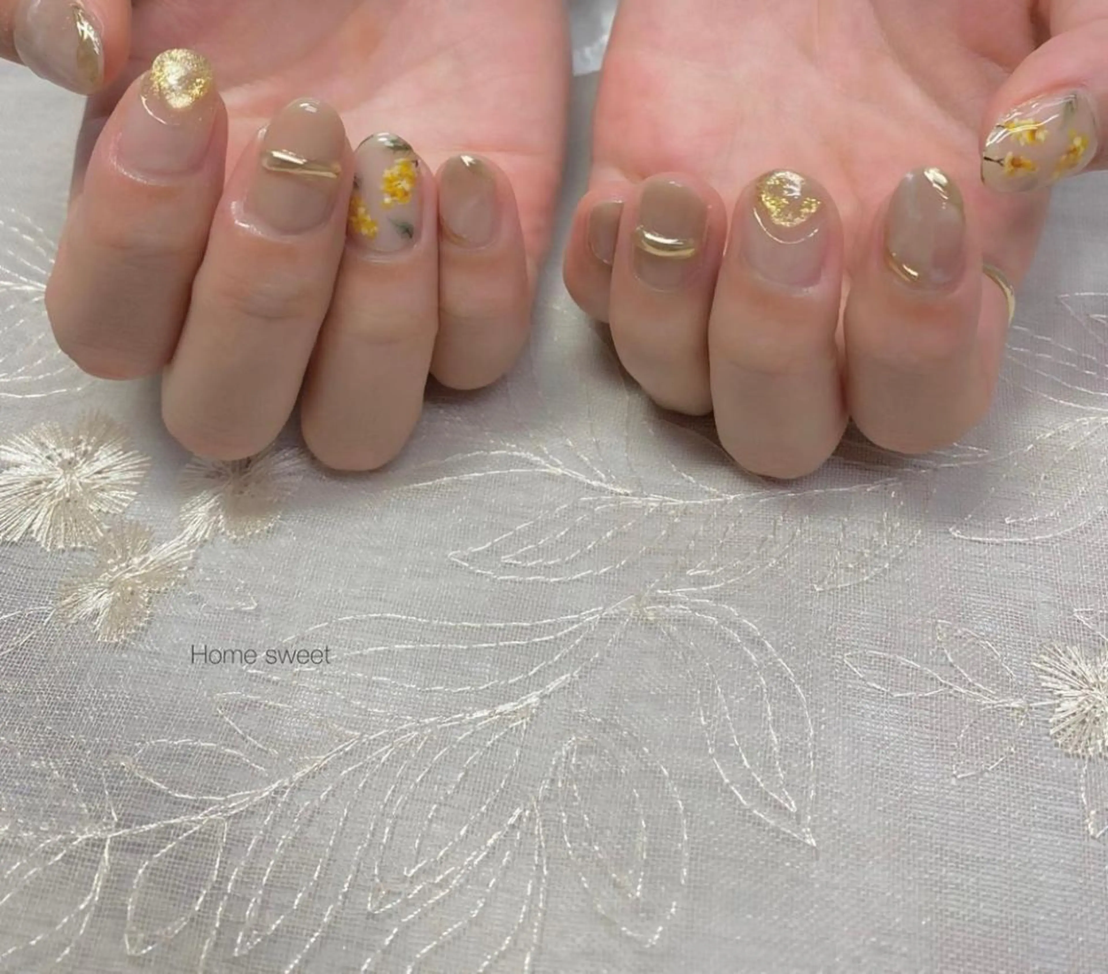 ネイル ショートネイル. Home sweetのネイルデザイン