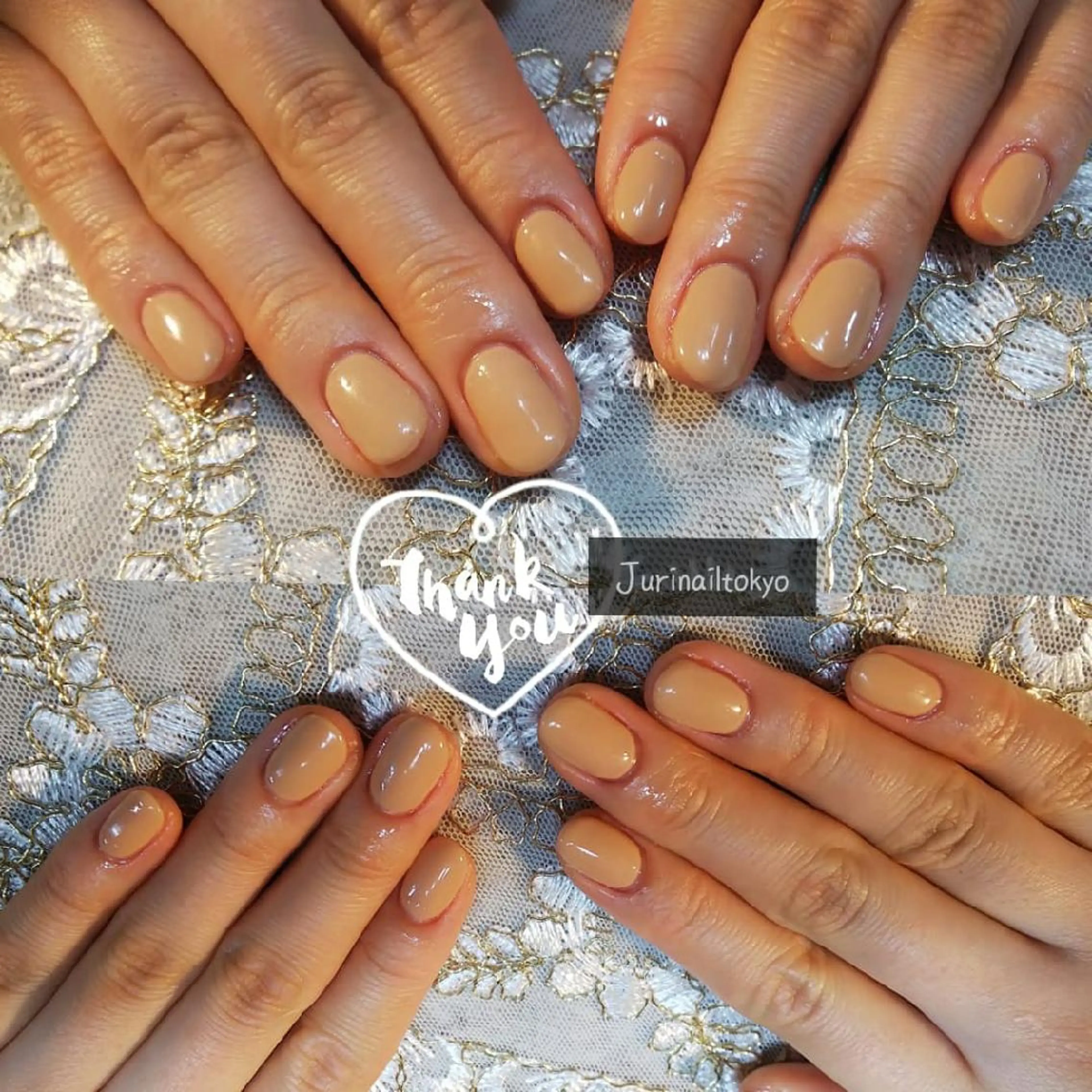 ネイル ワンカラーネイル jurinail tokyoのネイルデザイン