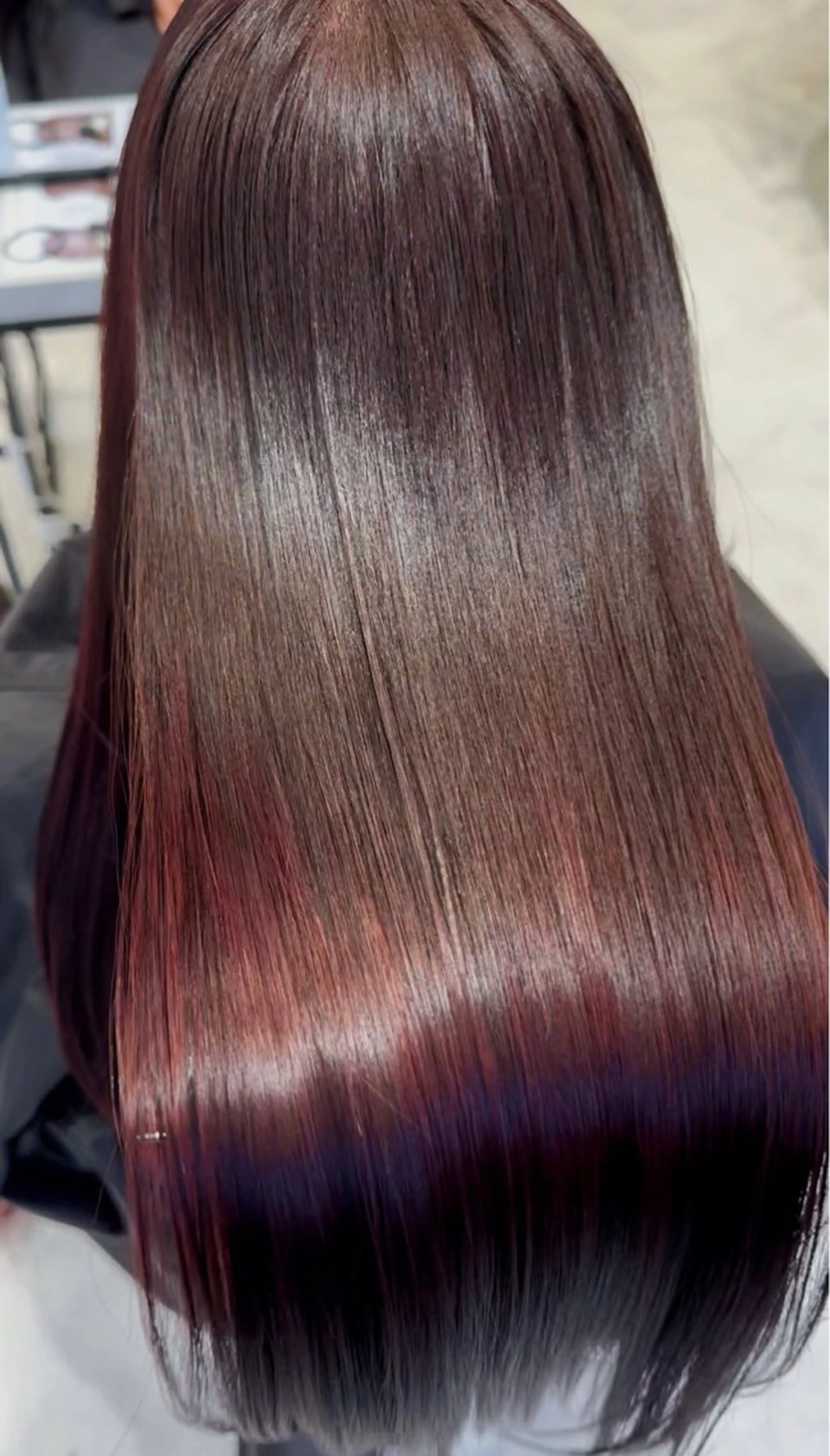 ロング カラー カット ヘアカラー トリートメント 💘韓国カラー💘 クルミのヘアスタイル