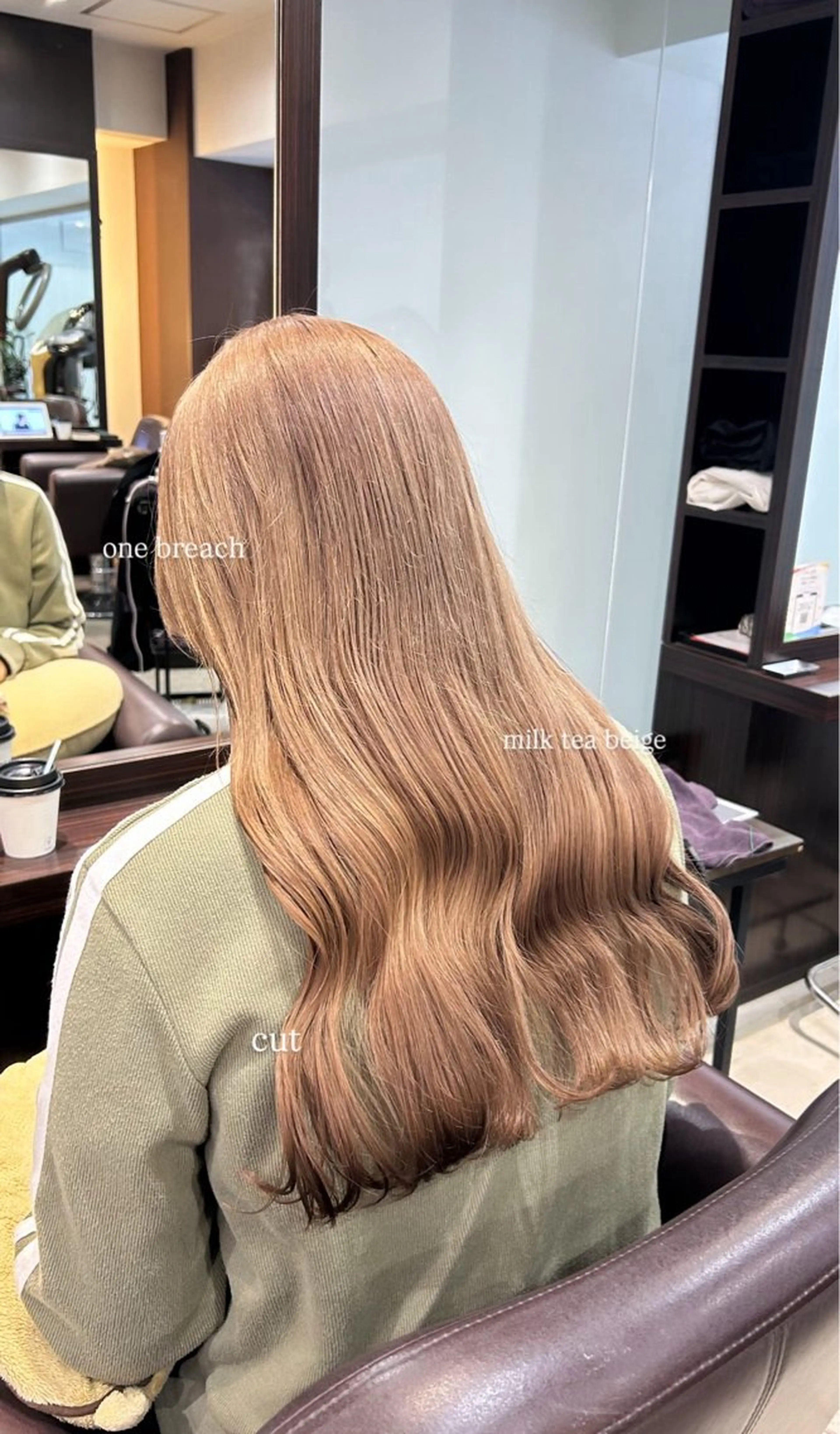 🌿平日限定　⚡︎ブリーチありダブルカラー⚡︎ + Aujua トリートメント🎀の写真