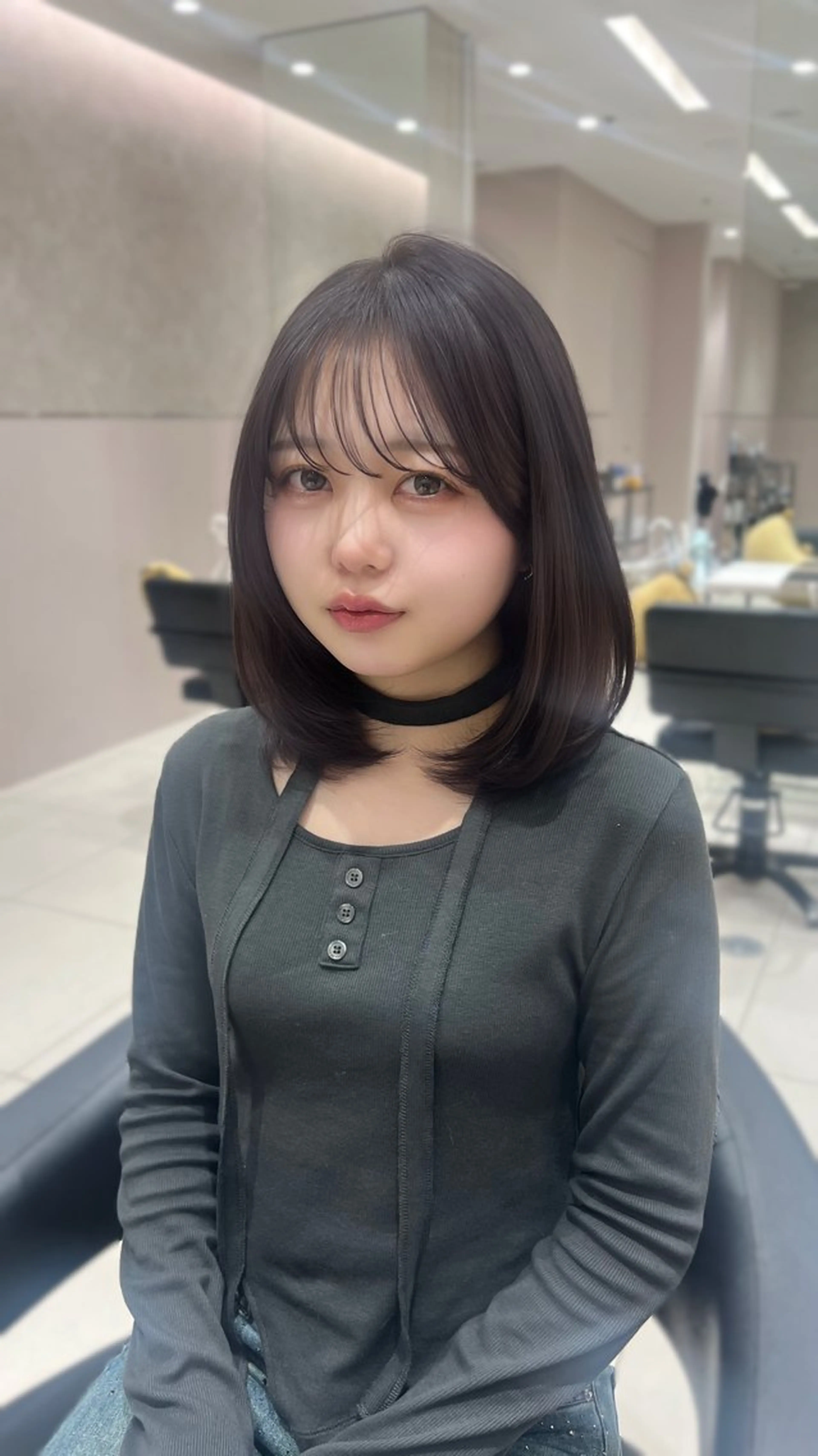 ミディアム ヘアアレンジ レイヤーカット/ 小塩 萌々香のヘアスタイル