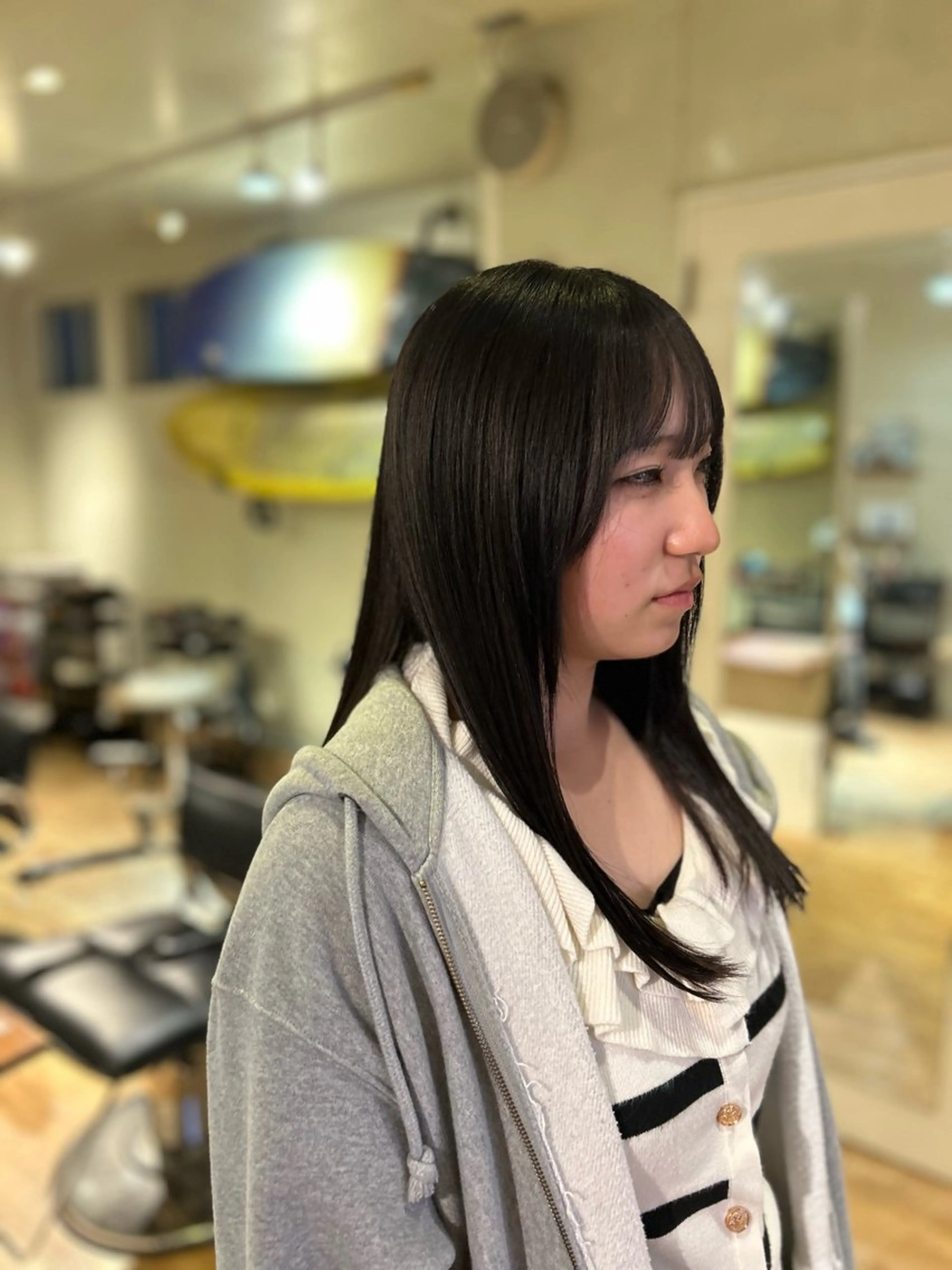 ロング カラー ブラウンカラー ダークブラウン MANA /カラーモデル募集のヘアスタイル