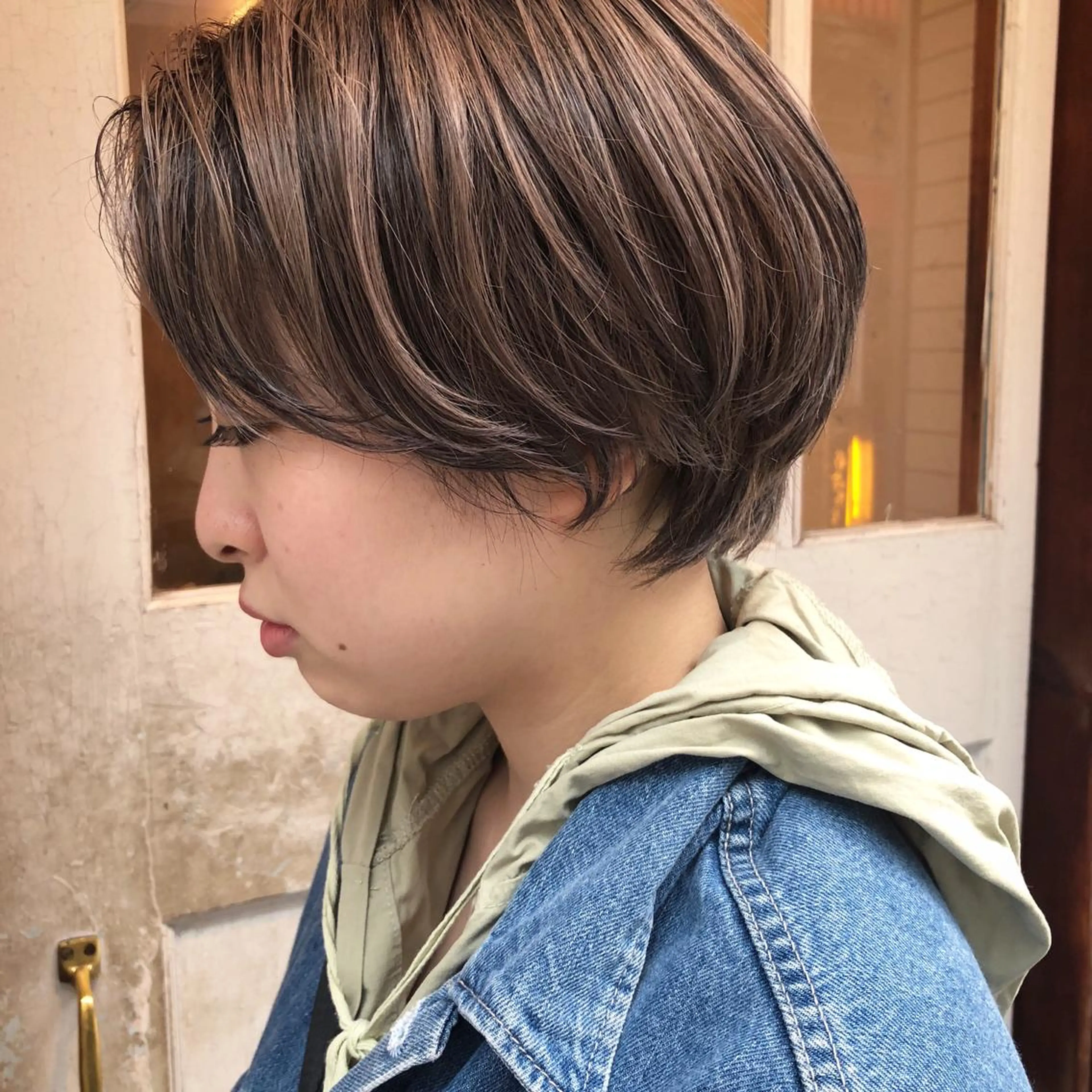 ショート カラー emme エミィ/立川のヘアスタイル