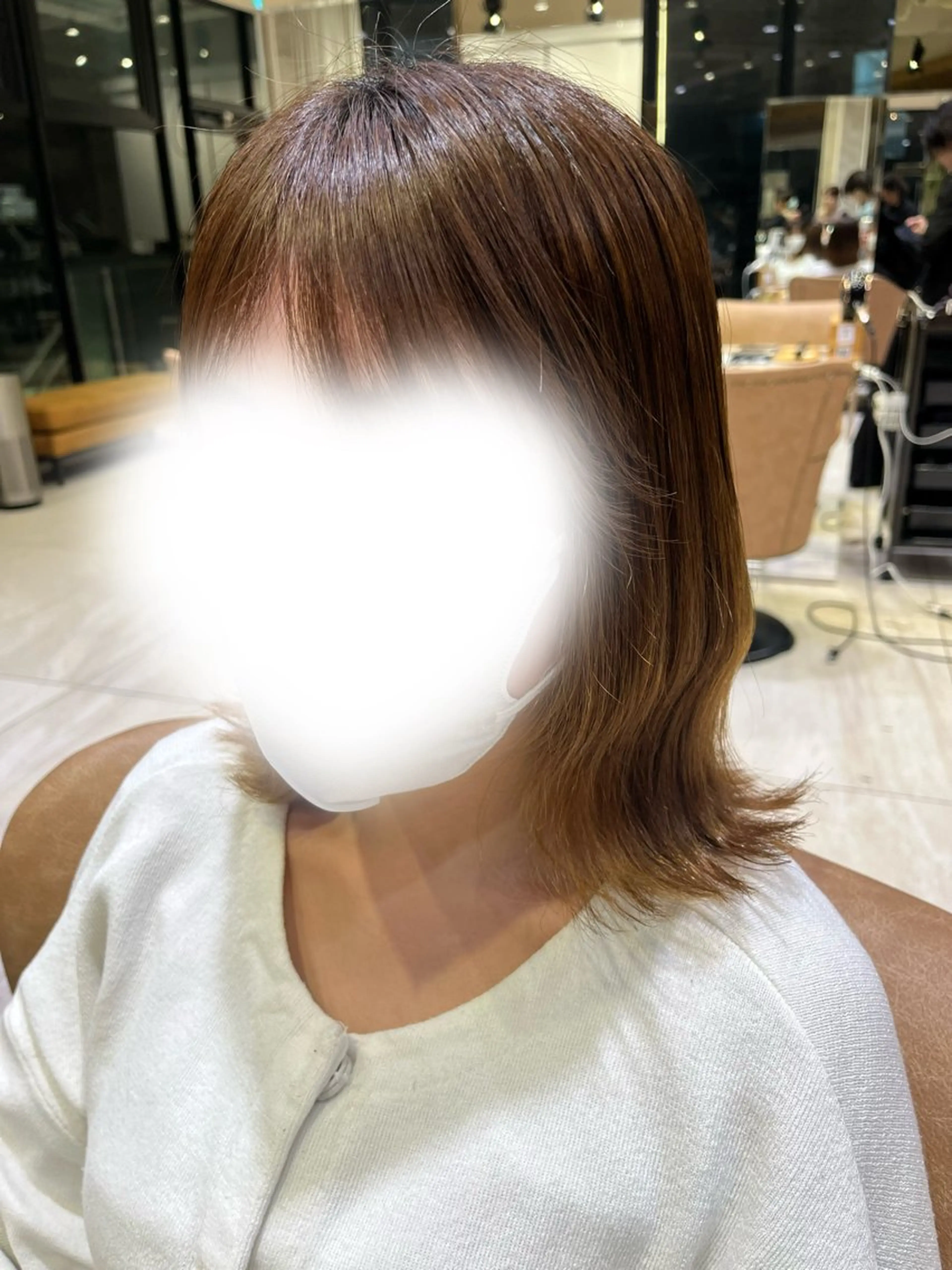 ミディアム ボブ／レイヤーモデル 募集中🫧ゆい🌼のヘアスタイル