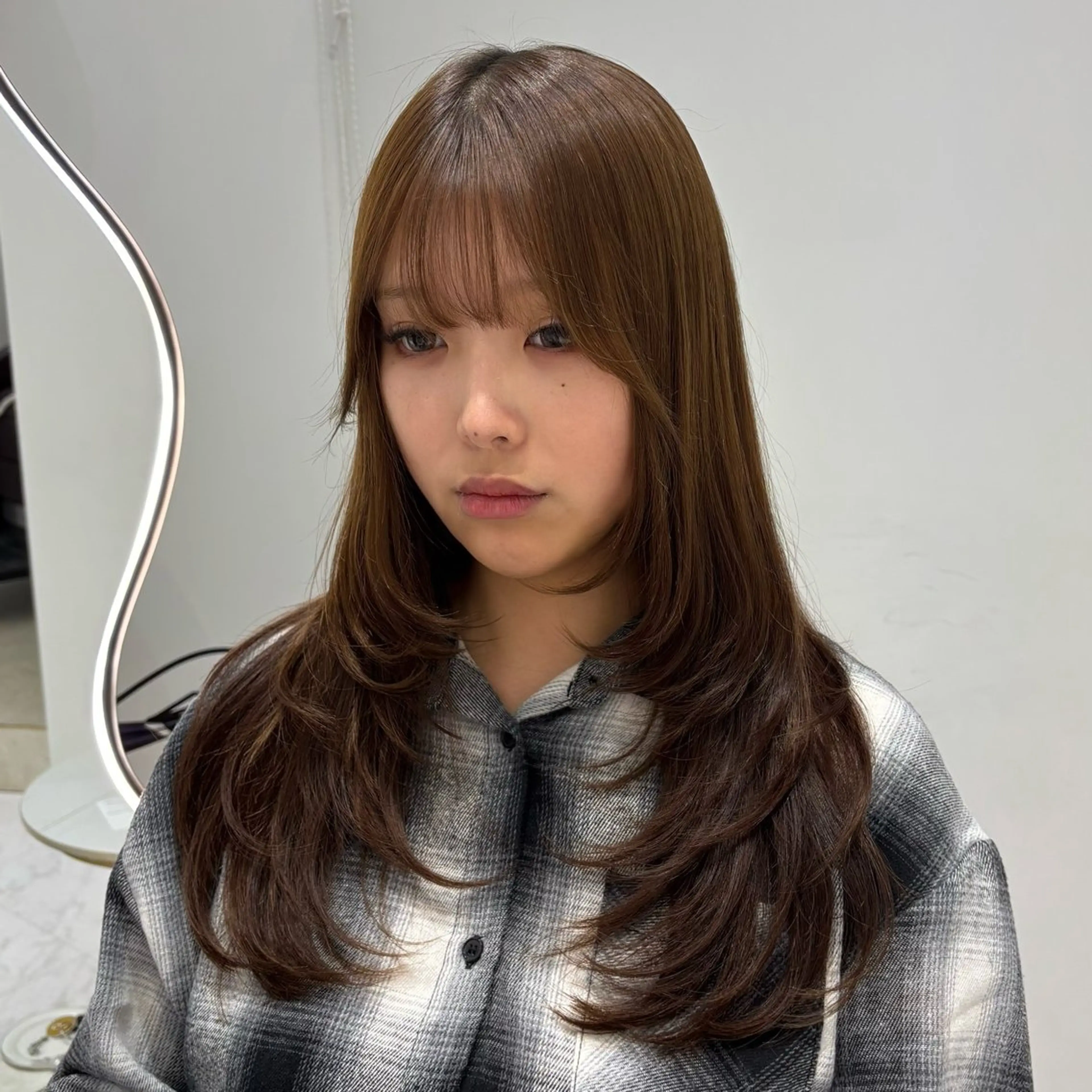 韓国風ロングレイヤーカットテストモデル🇰🇷💗【5cm以上カットできる方のみ】の写真