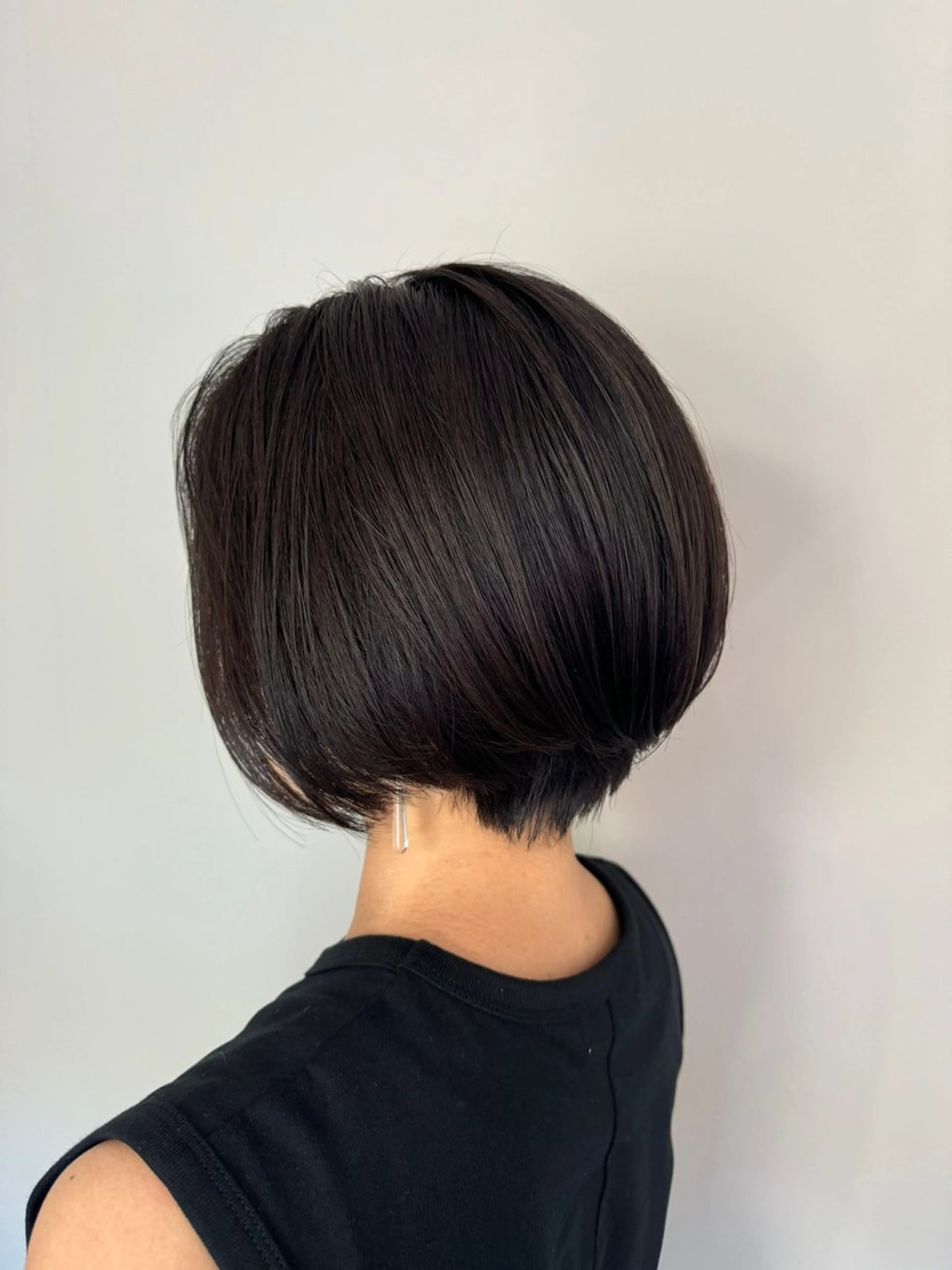 ショート ショートボブ ボブ ショートヘア 山住 彩奈のヘアスタイル