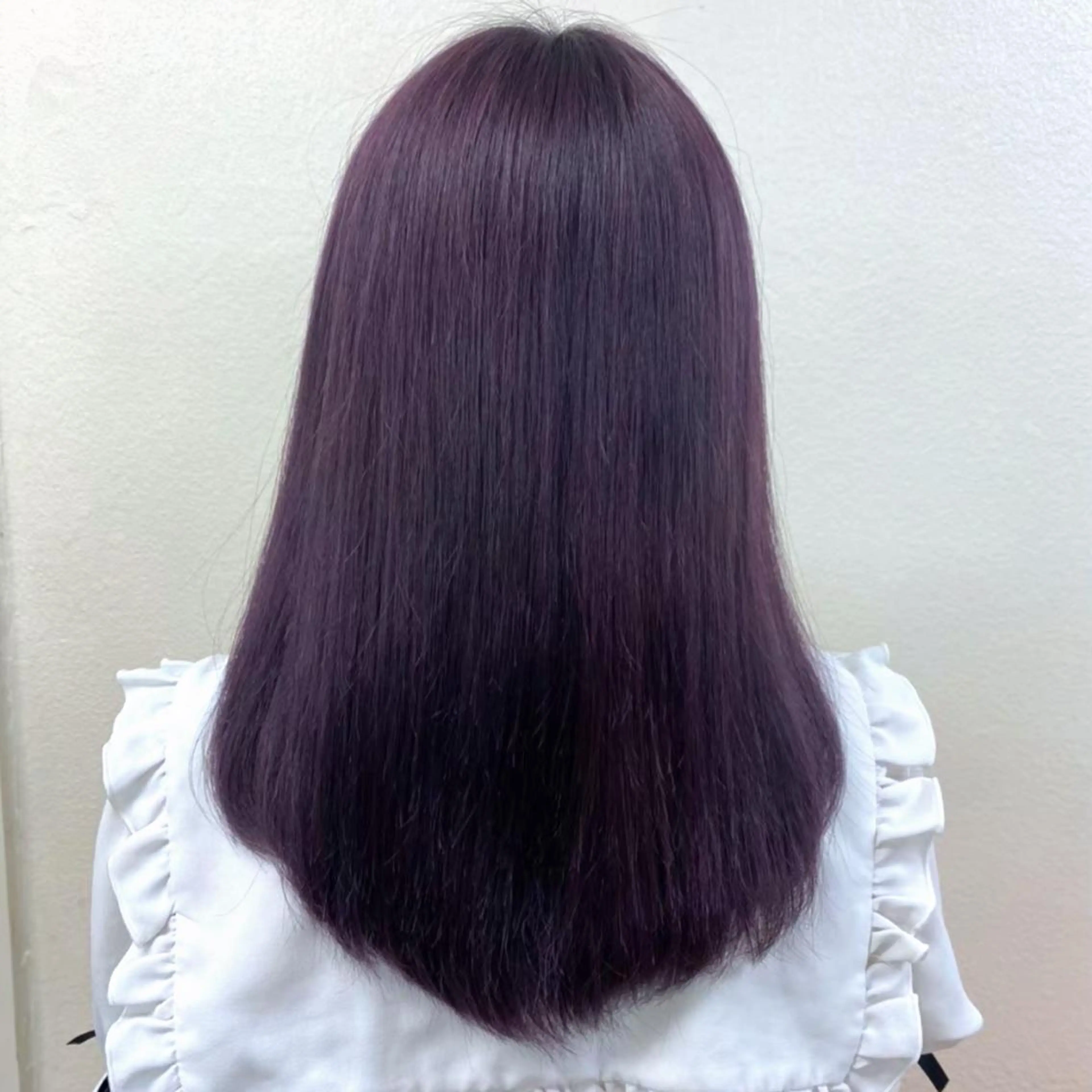 ロング カラー ヘアアレンジ ブリーチ ラベンダーカラー ブリーチなしカラー ヘアカラー トリートメント ブリーチカラー 🩵MIZUKIのヘアスタイル