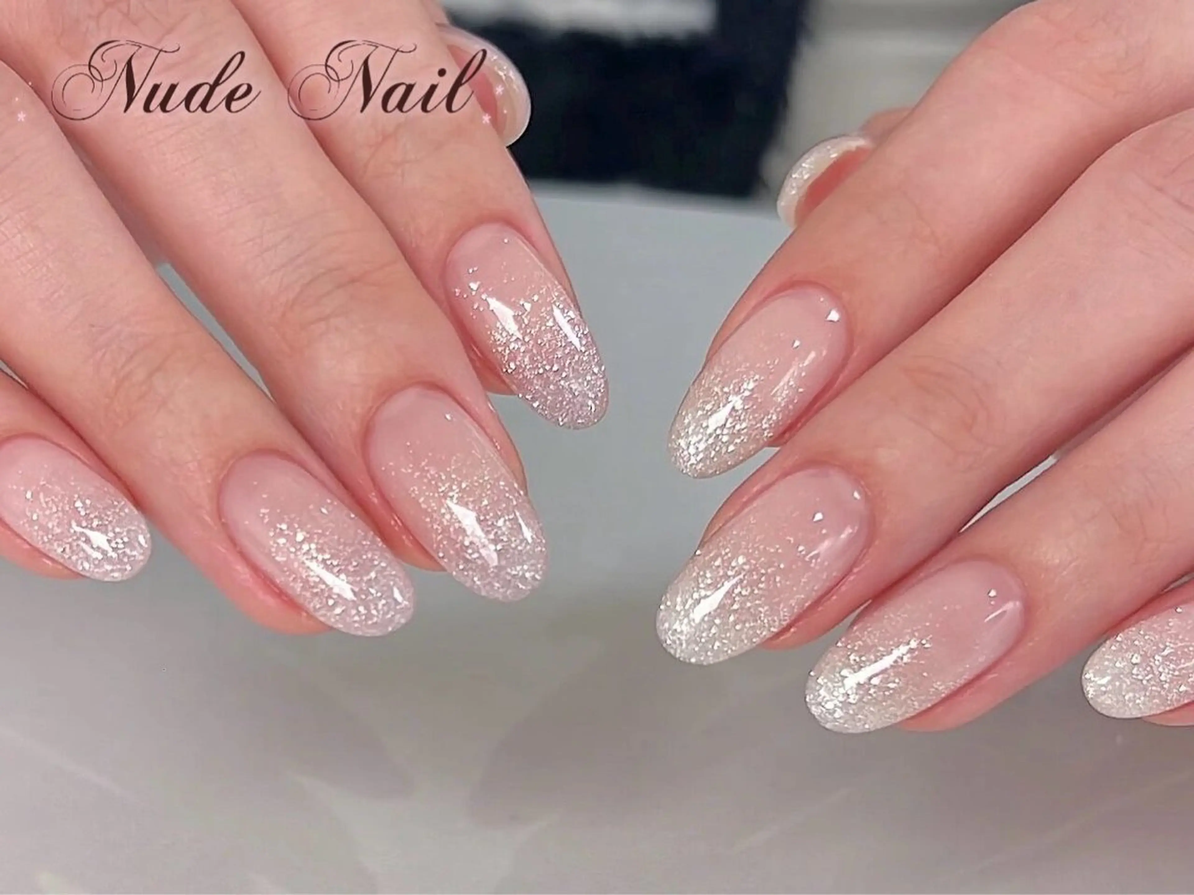 ネイル チークネイル 長さ出し フットネイル フレンチネイル ジェルネイル Nude Nailstudioのネイルデザイン