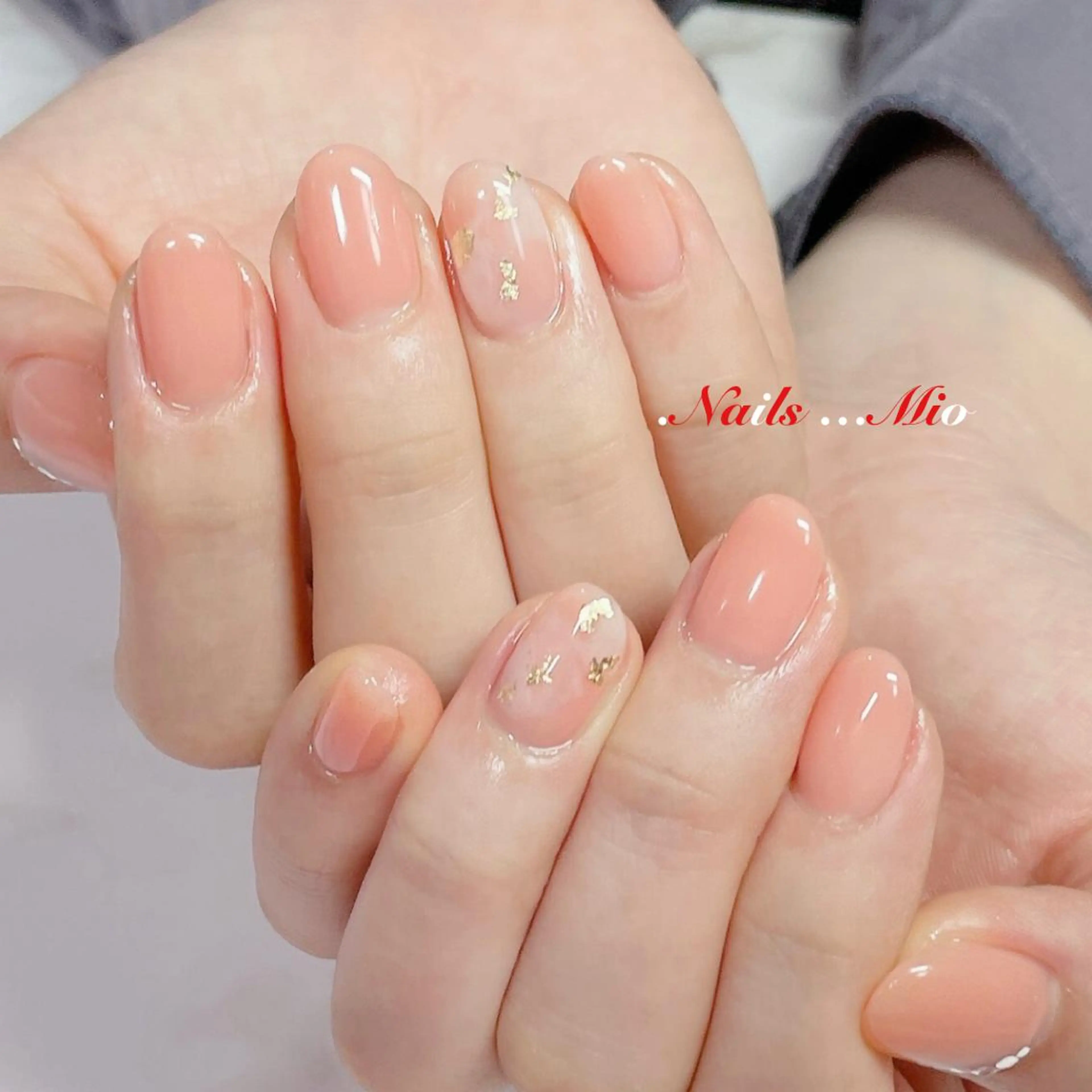ネイル アートネイル ジェルネイル ワンカラーネイル .Nails Mio 赤羽西ネイルサロンのネイルデザイン
