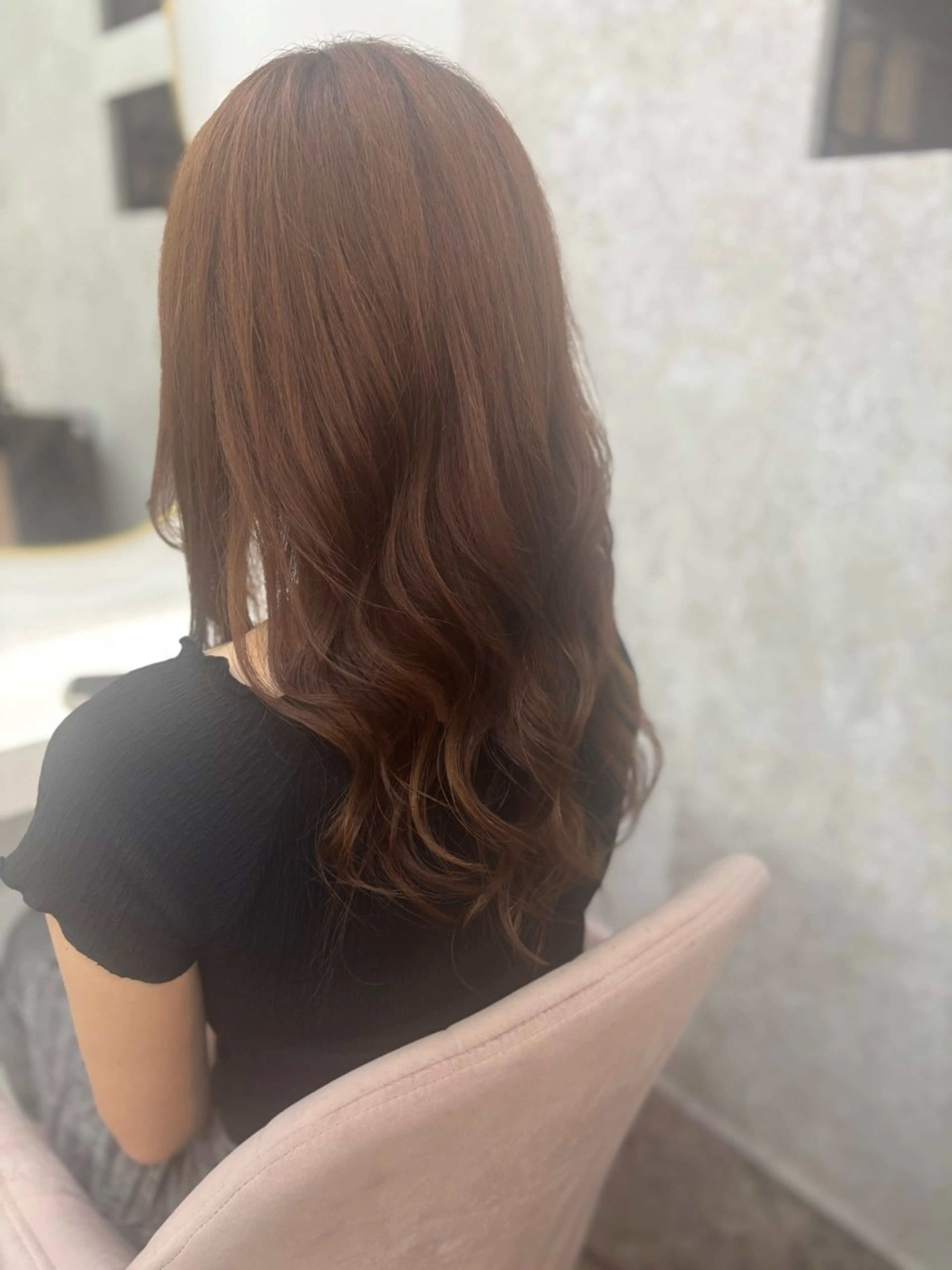 ロング カラー ブラウンカラー ショコラブラウン 金井洸太🐨 メンズ/韓国ヘアのヘアスタイル