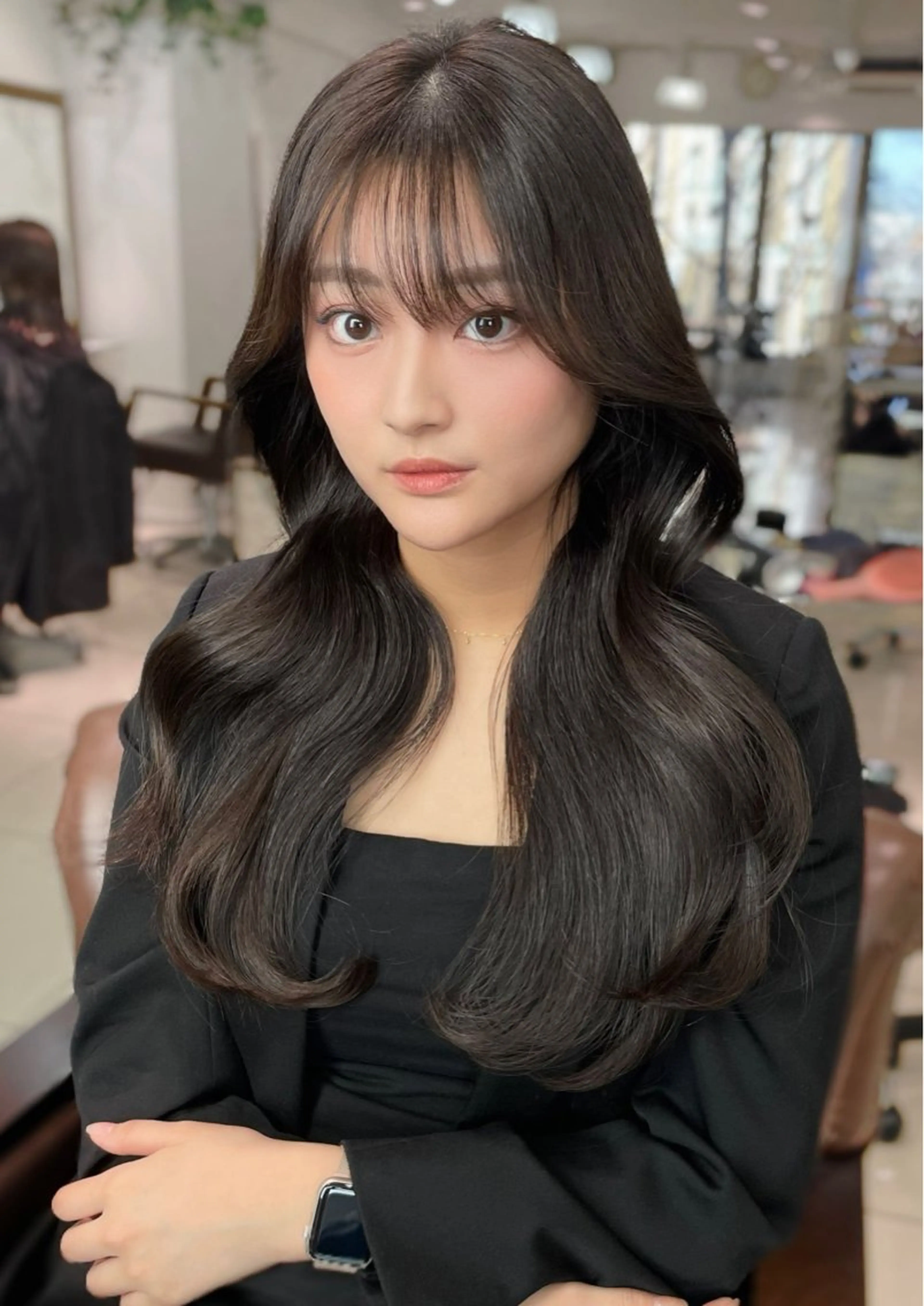 ロング カラー モテカラー/髪質改善 まつパ/ゆなのヘアスタイル