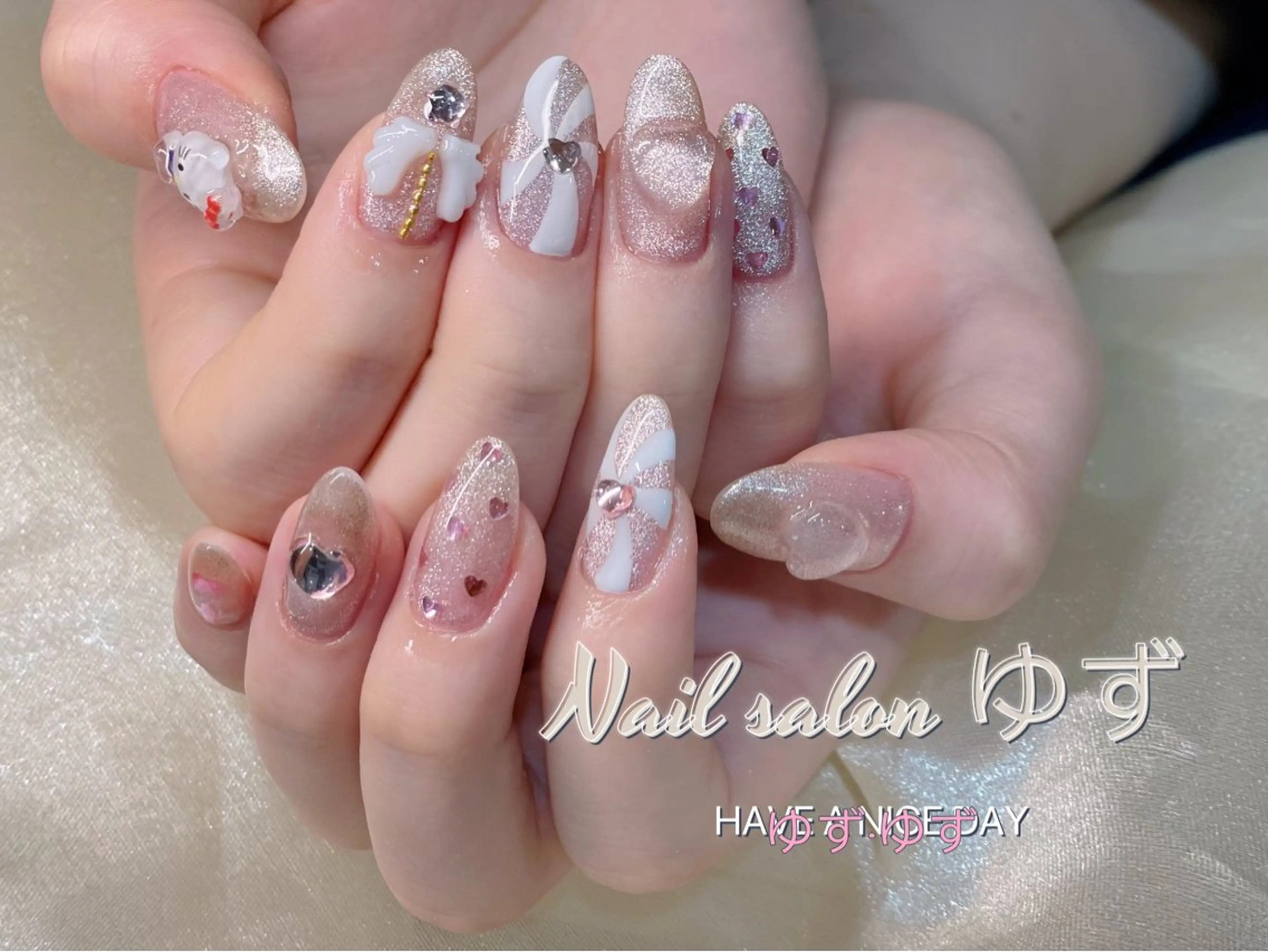 ネイル ハンドネイル MAKI💚💚💚 秋葉原.のネイルデザイン