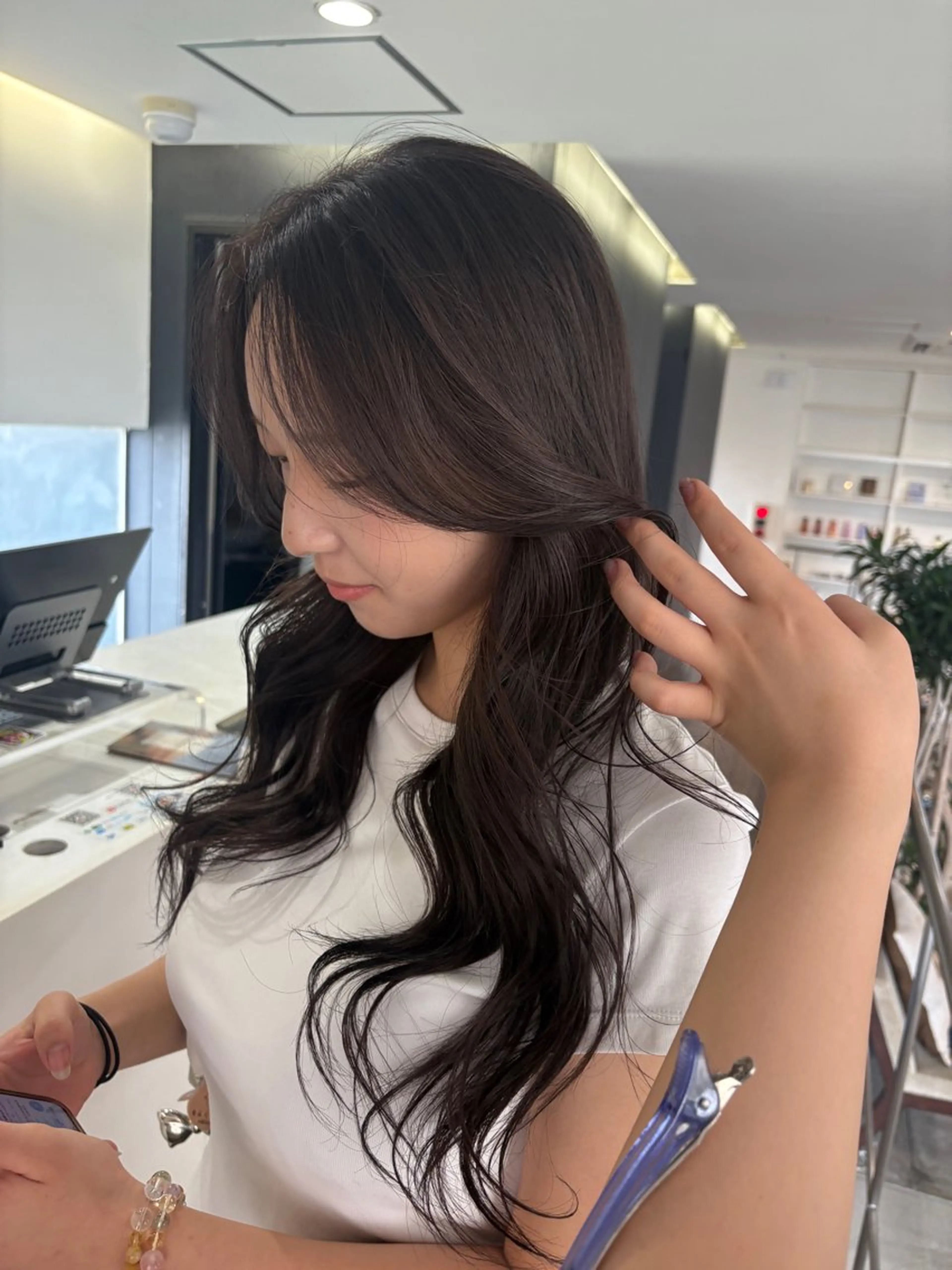 ロング カラー 透明感カラー yoru+d nanaのヘアスタイル